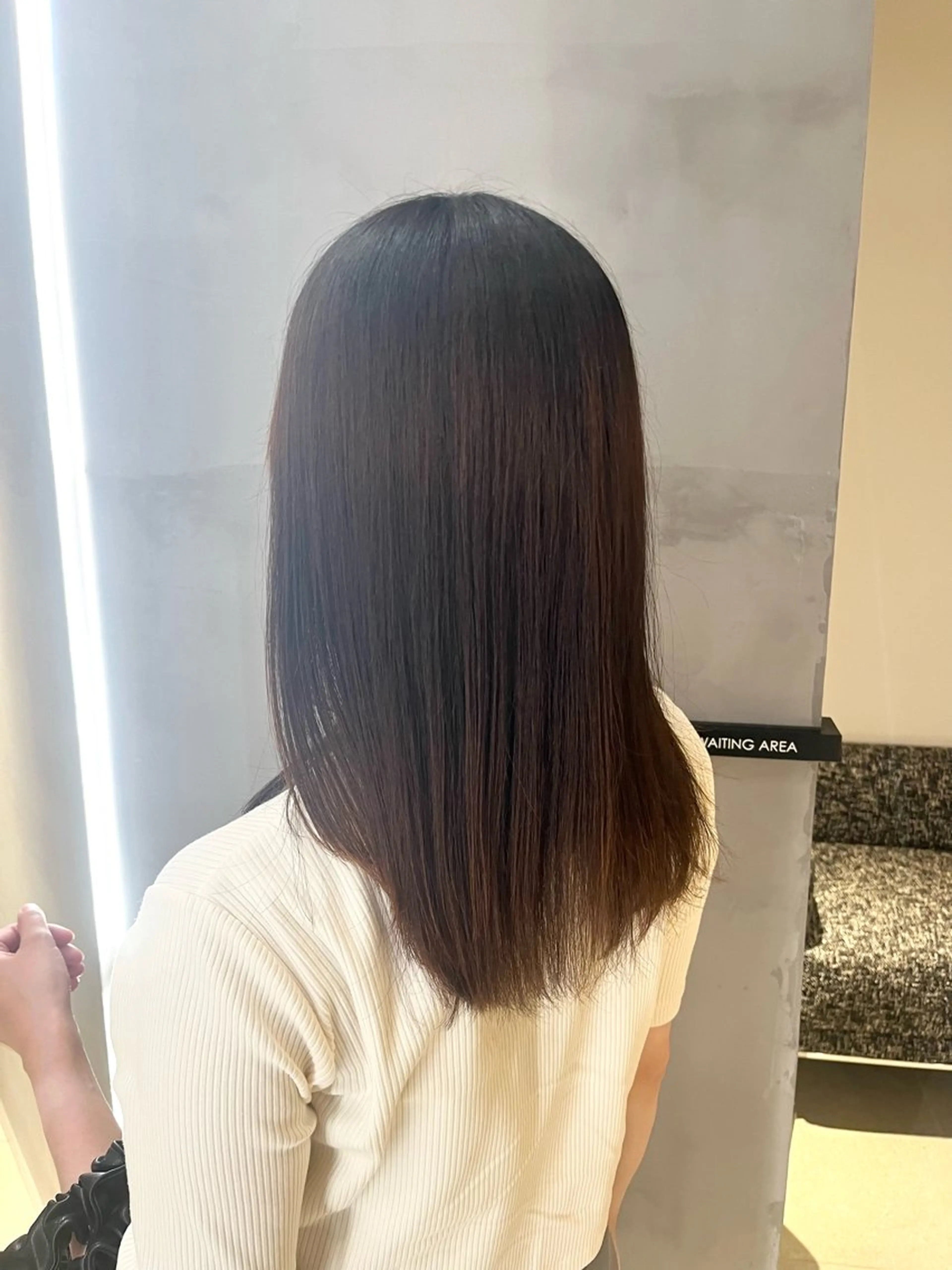 セミロング カット ヘアカラー トリートメント AYU (ému) 伏見/髪質改善のヘアスタイル