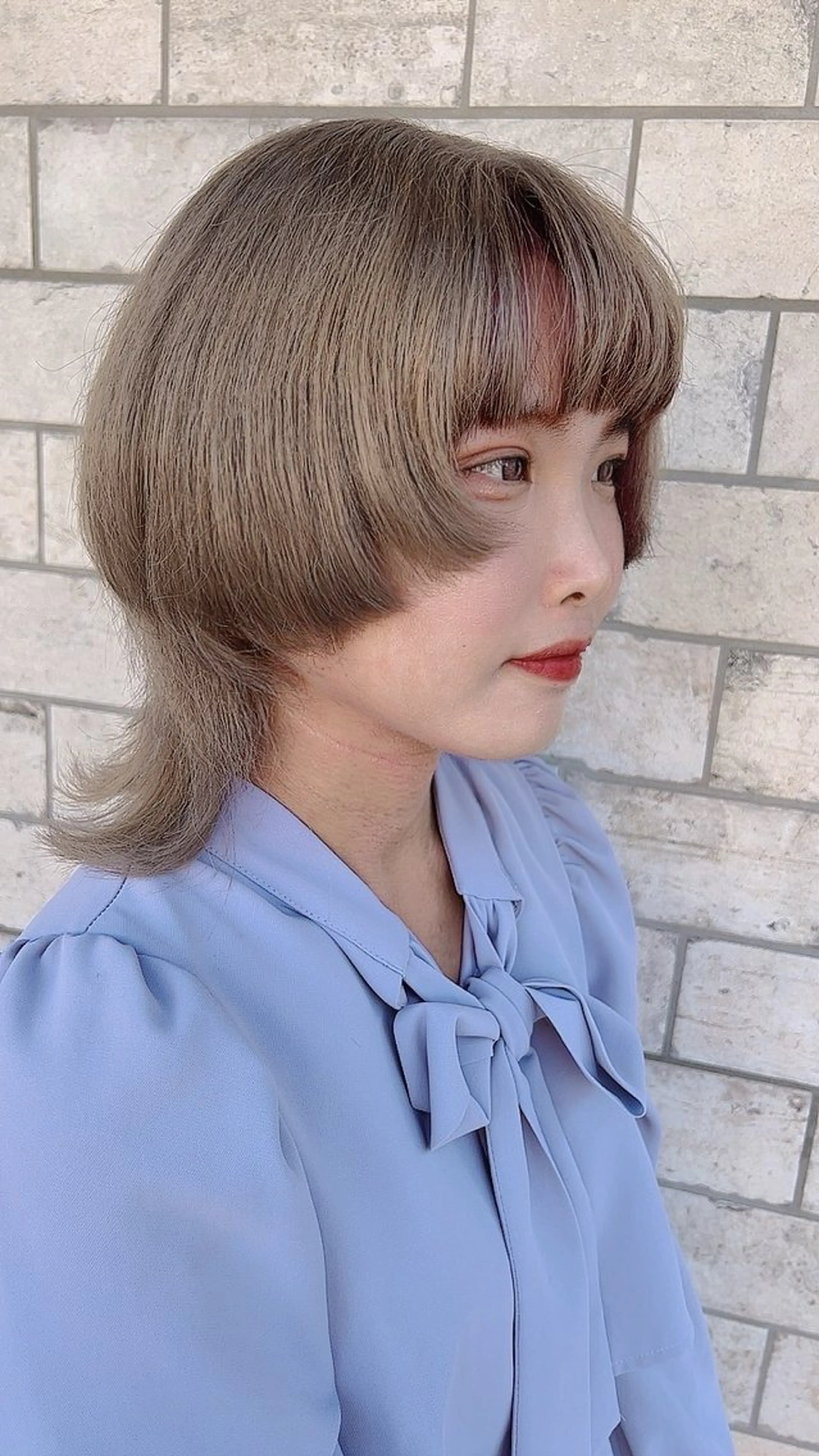 ミディアム カラー 村松 美月のヘアスタイル