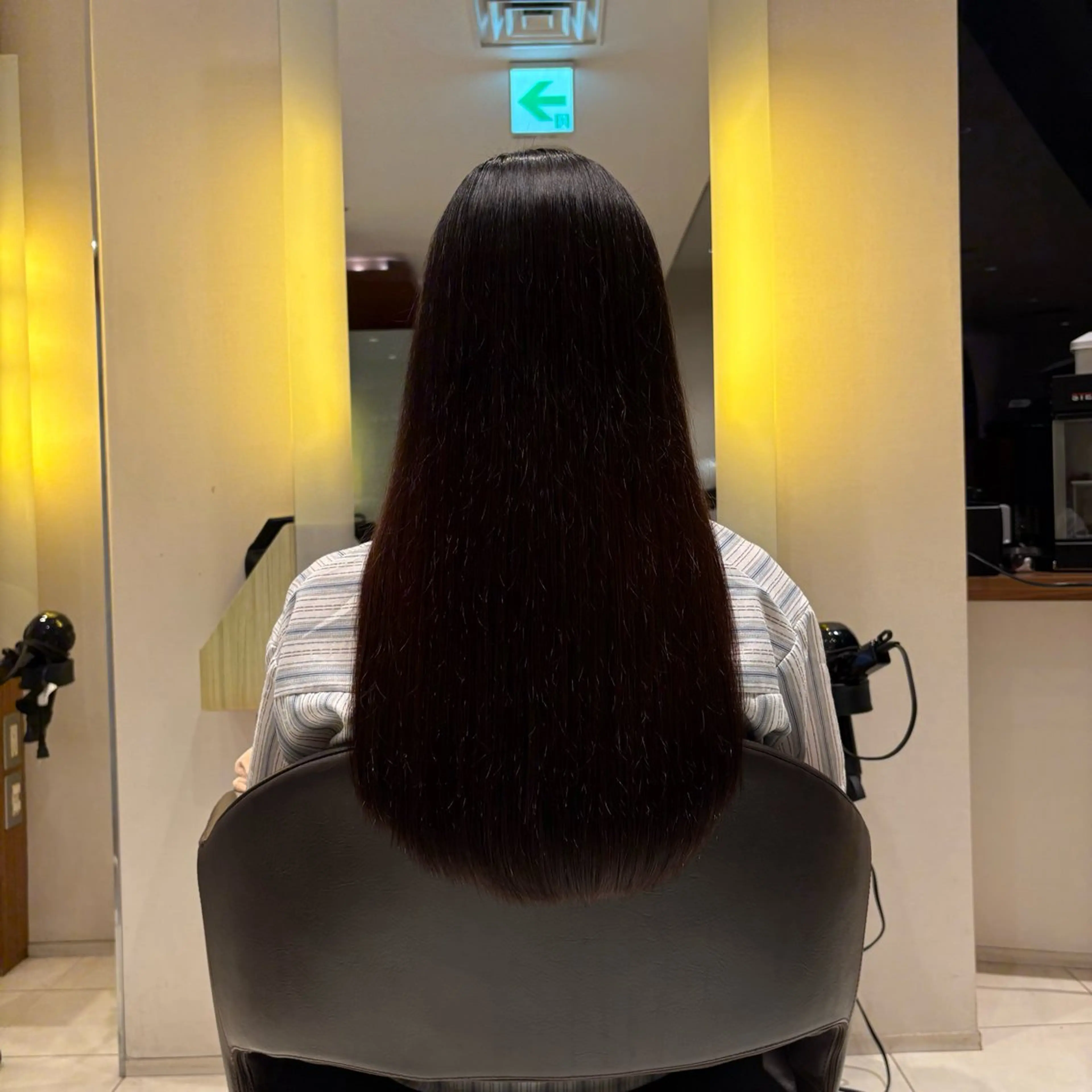 ロング 森田 玲央のヘアスタイル