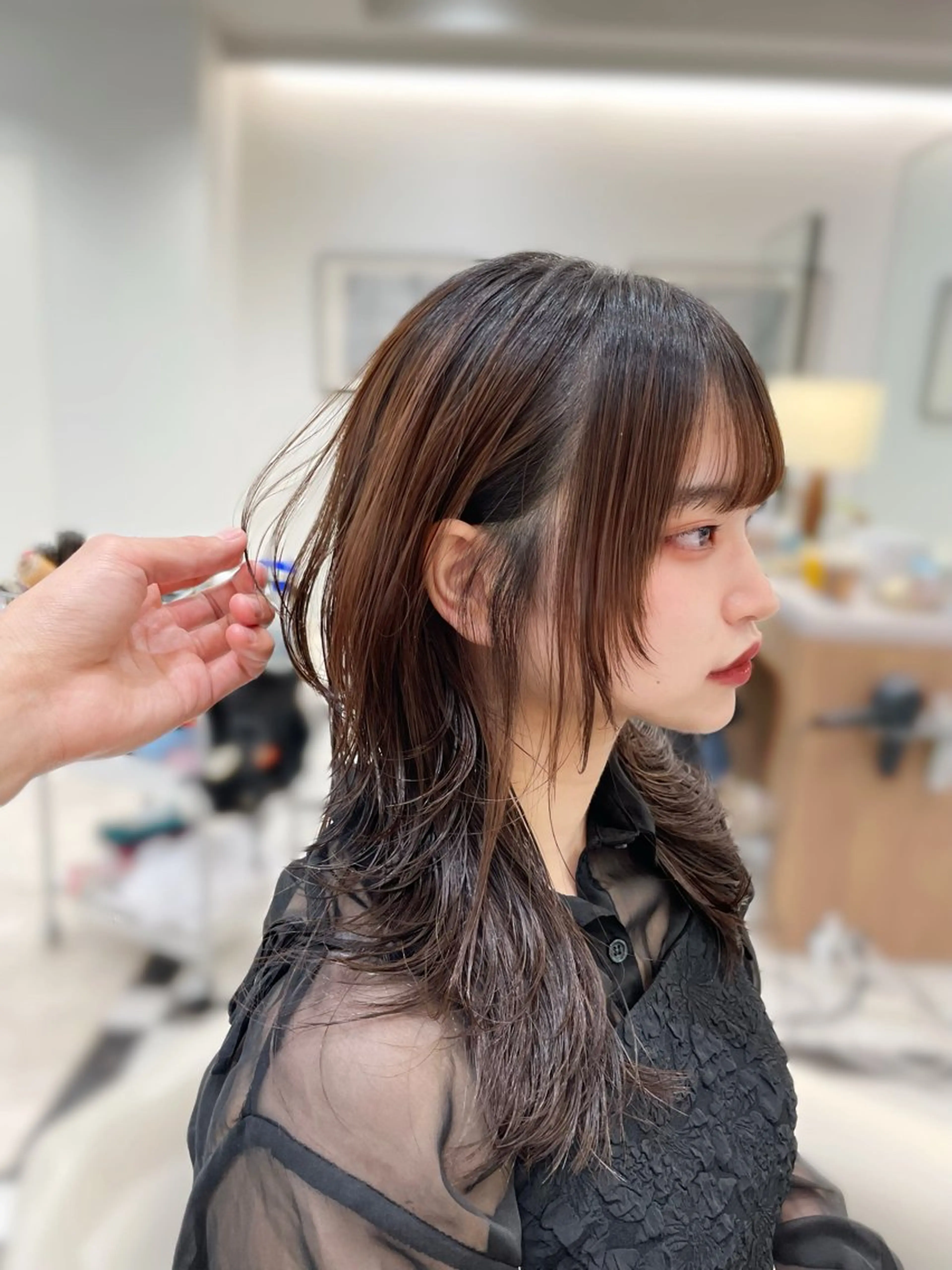 ロング ウルフカット/ ハッシュカット/山路のヘアスタイル