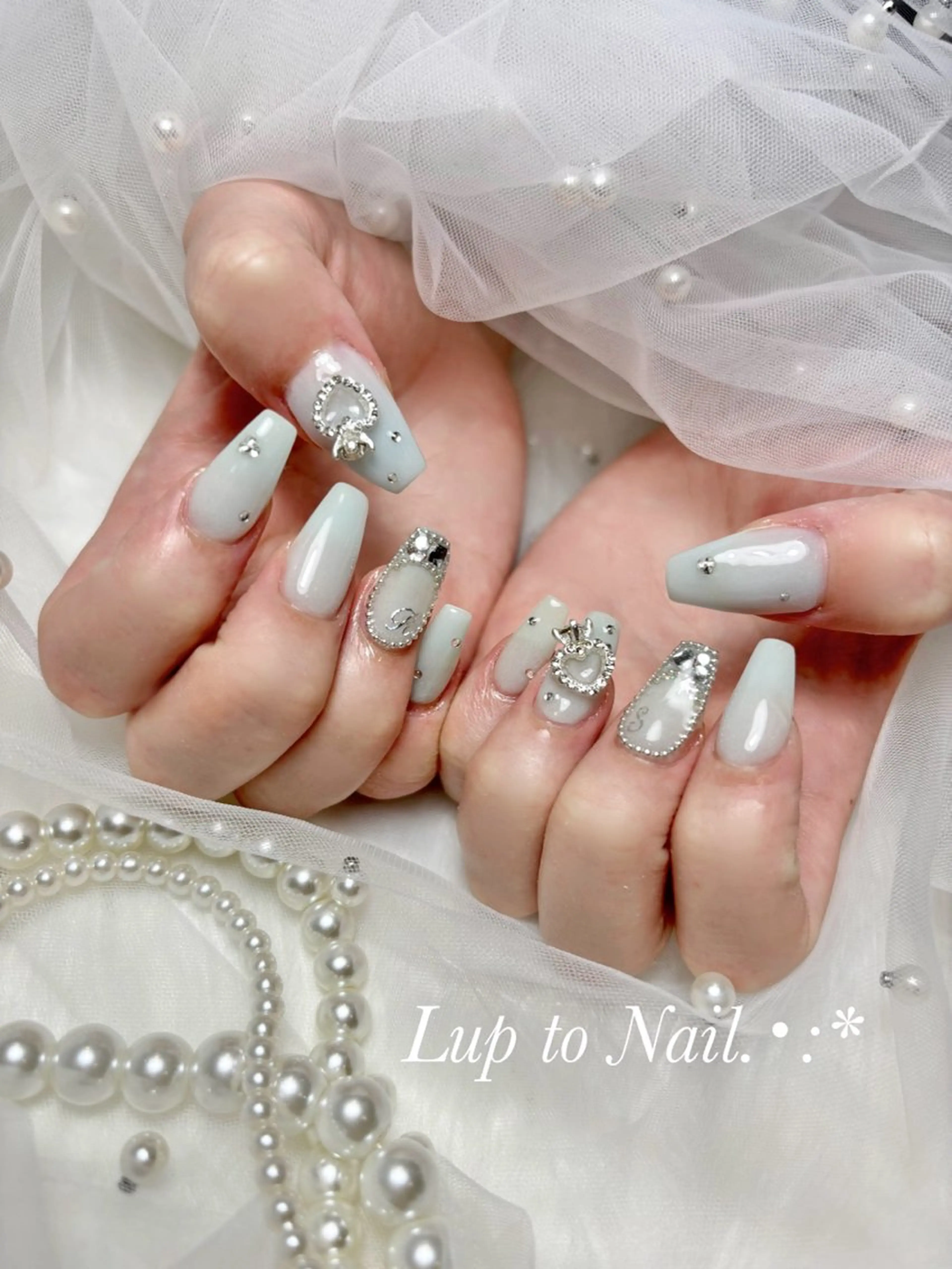ネイル スカルプネイル 春ネイル Lupto　Nail 【リップトゥネイル】のネイルデザイン