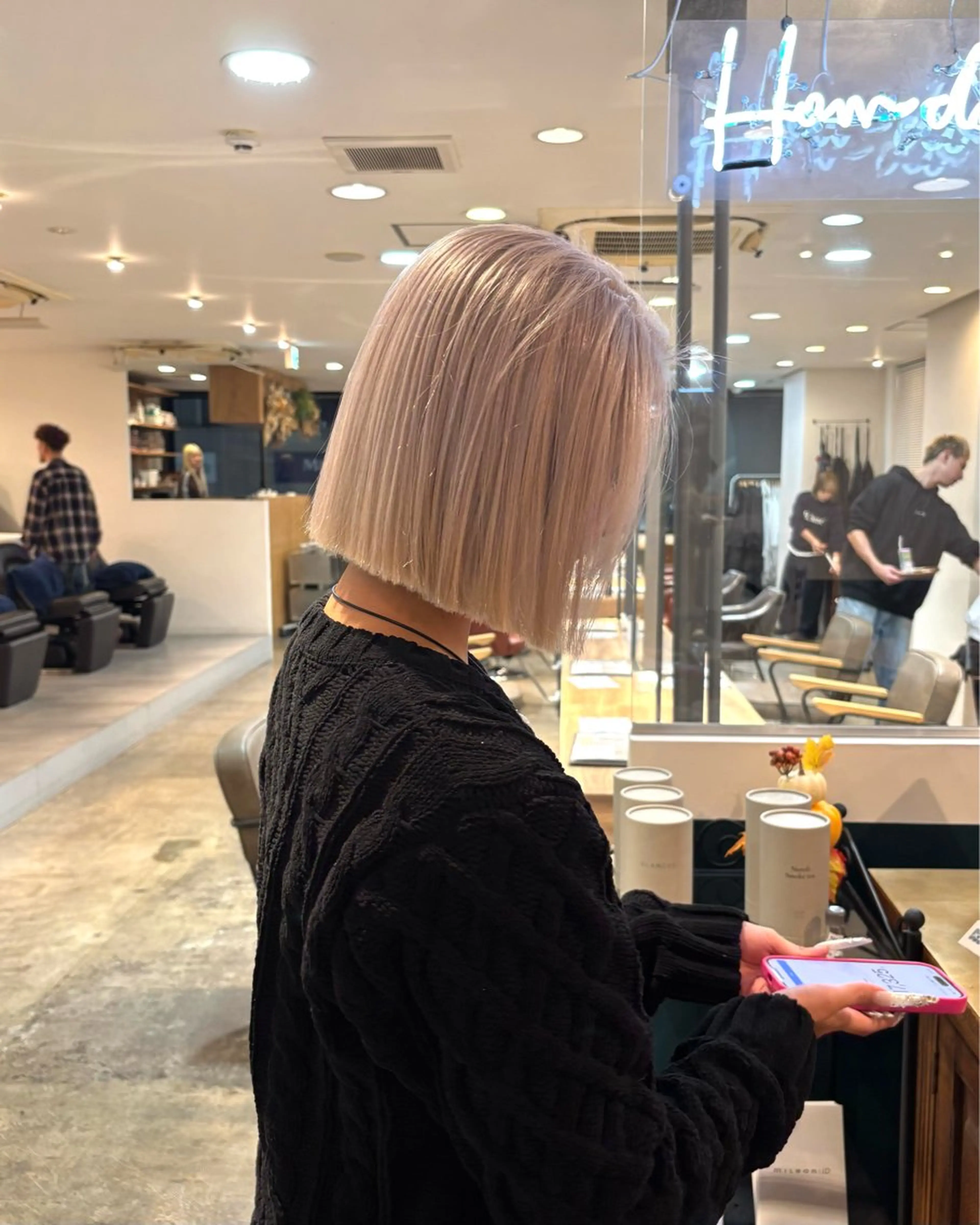 ショート カラー カット ヘアカラー 高山 鳳成のヘアスタイル