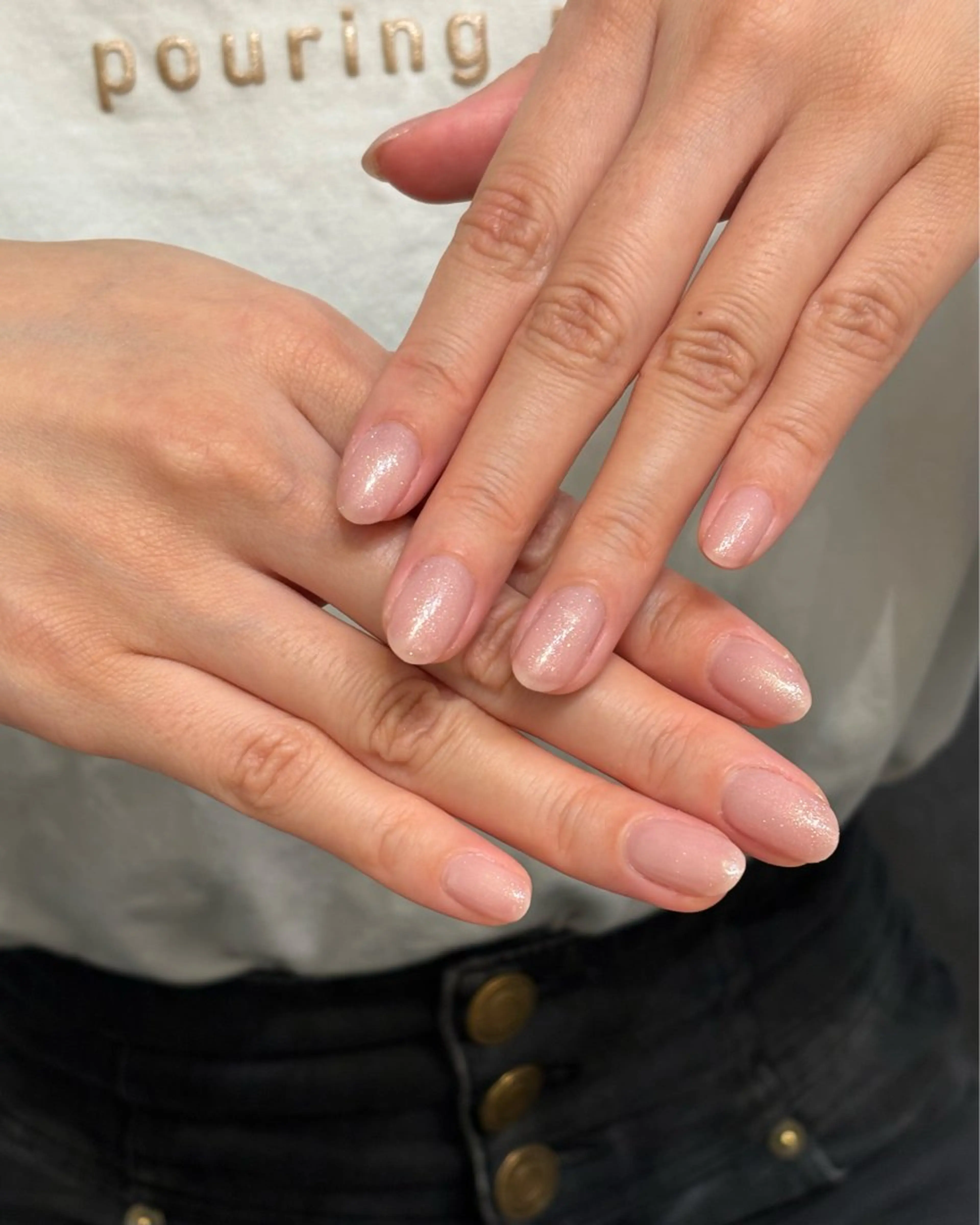 ネイル ワンカラーネイル 羽納 ネイルステーションのネイルデザイン