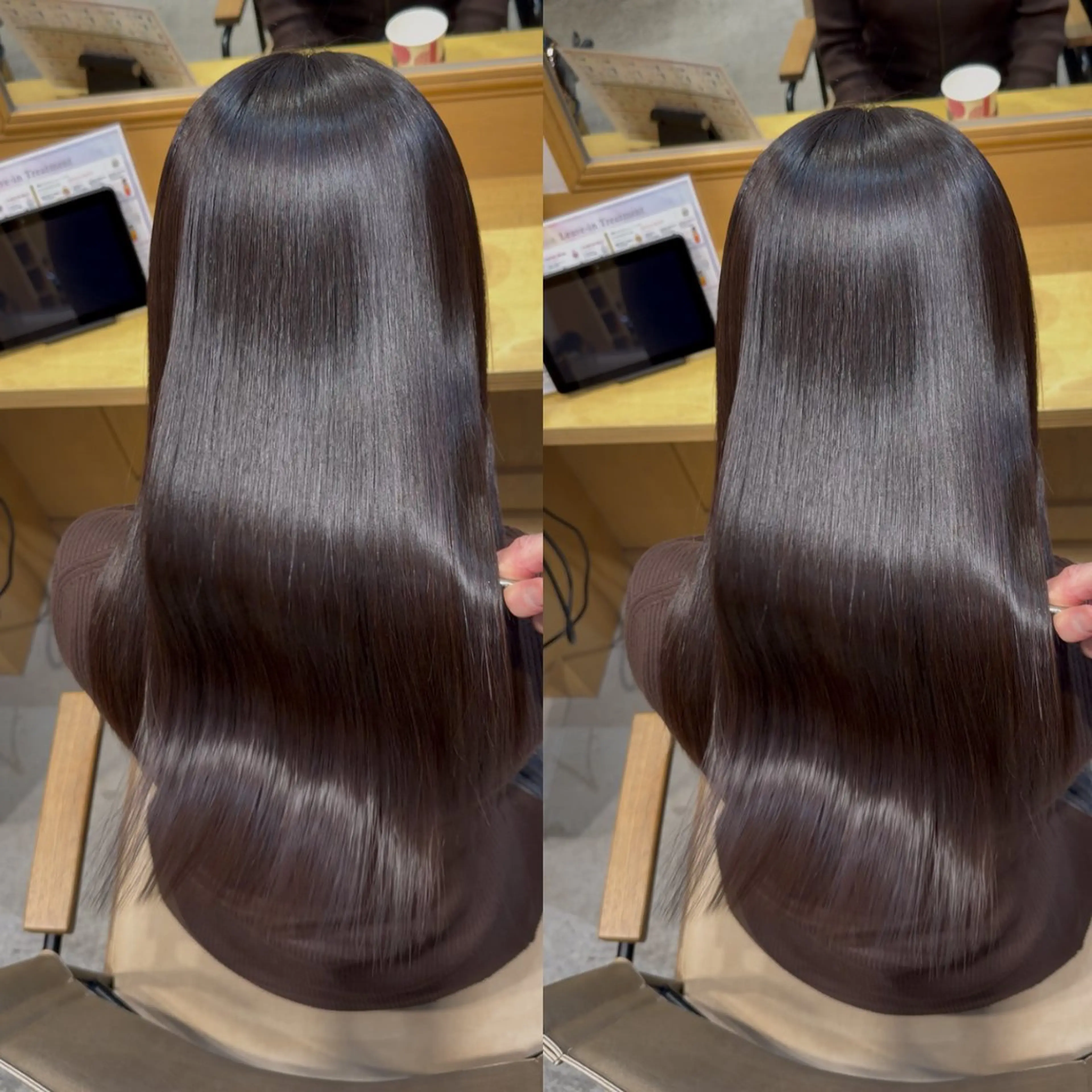 ロング カット 縮毛矯正 トリートメント 恵比寿/艶髪/ 髪質改善特化/フミヤのヘアスタイル