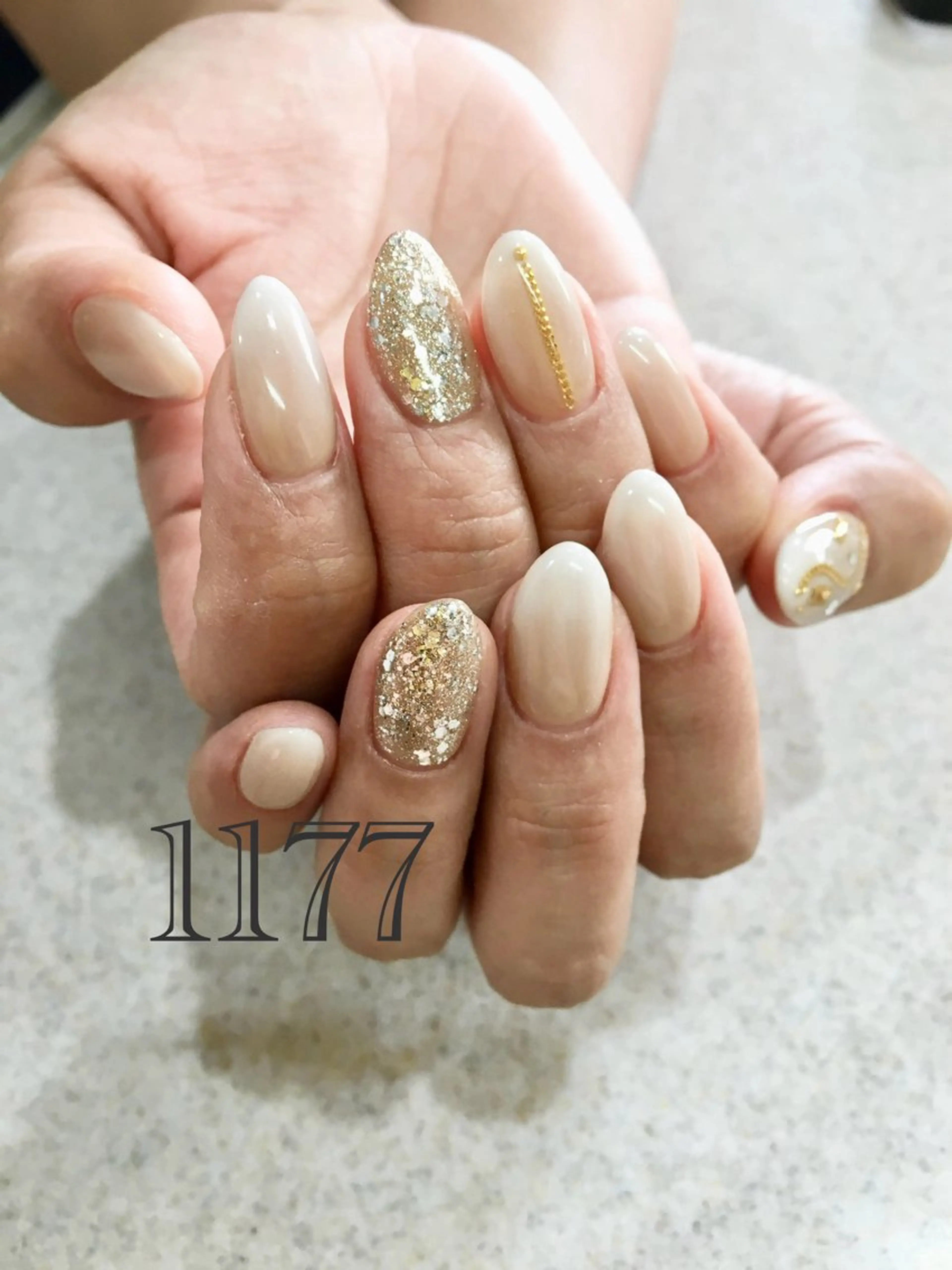 ネイル ハンドネイル nailsalon 1177のネイルデザイン