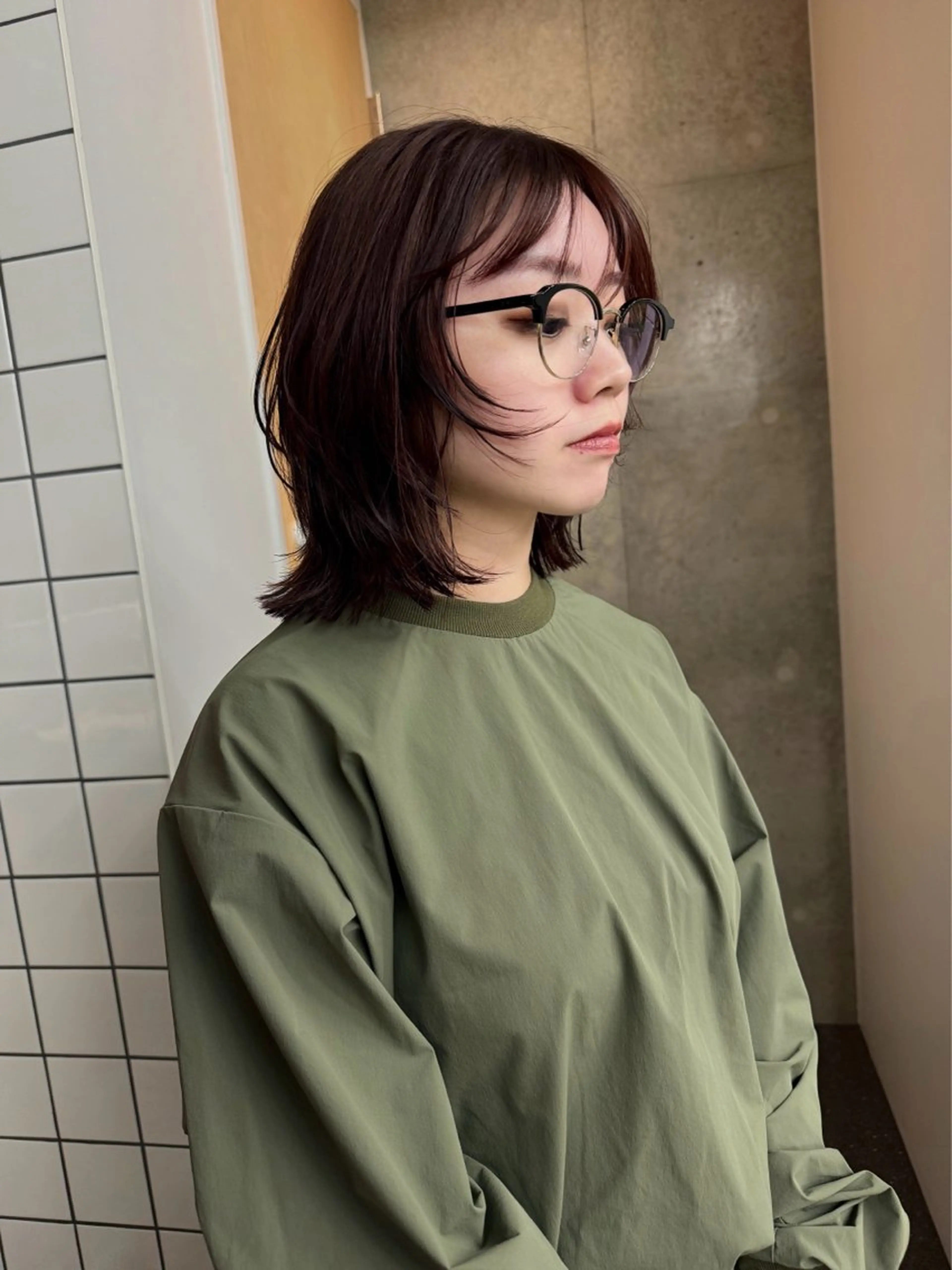 ミディアム 横浜カットモデル🎀 /chihiroのヘアスタイル