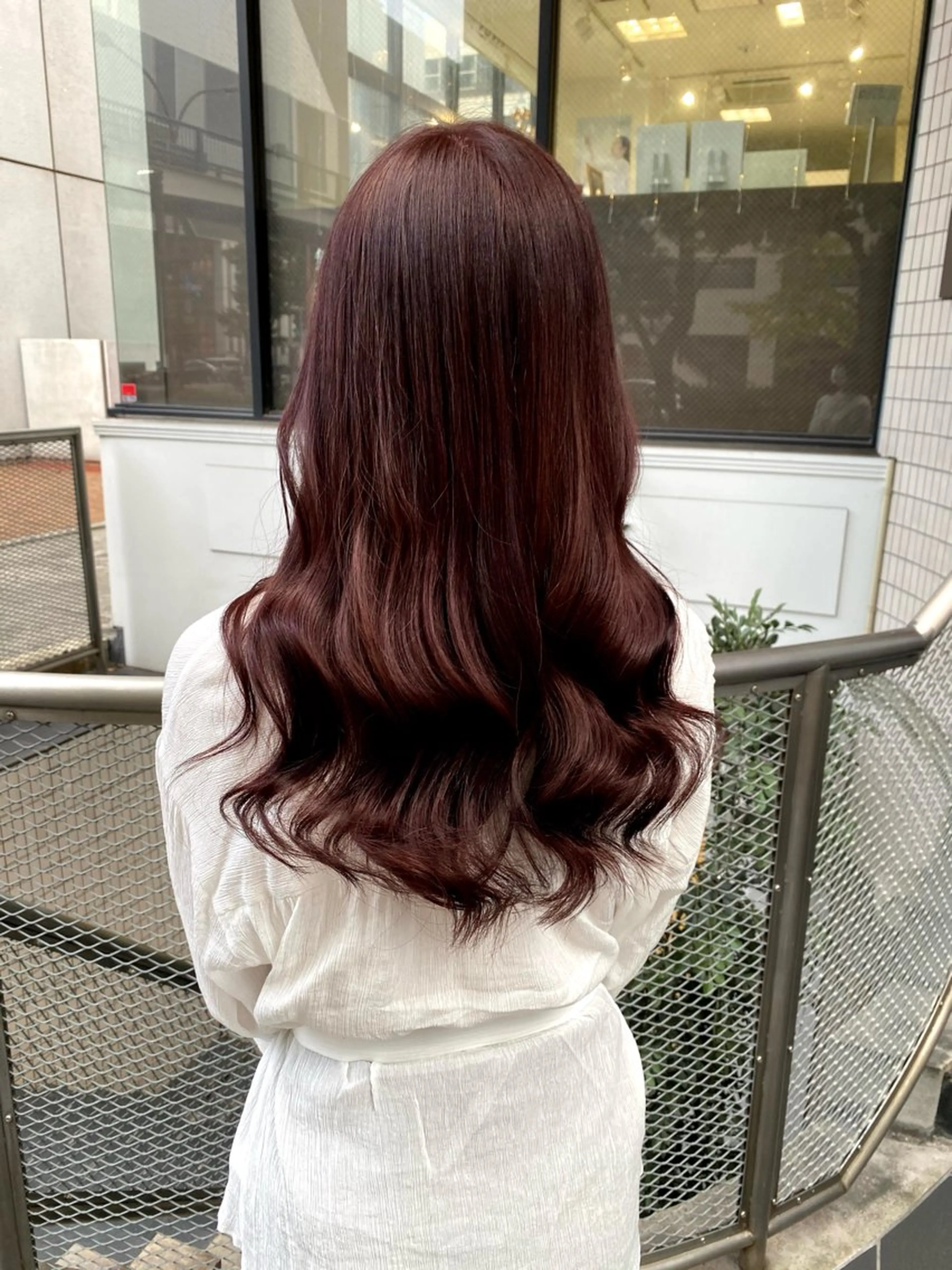 ロング カラー ParveMix 岡本えりかのヘアスタイル