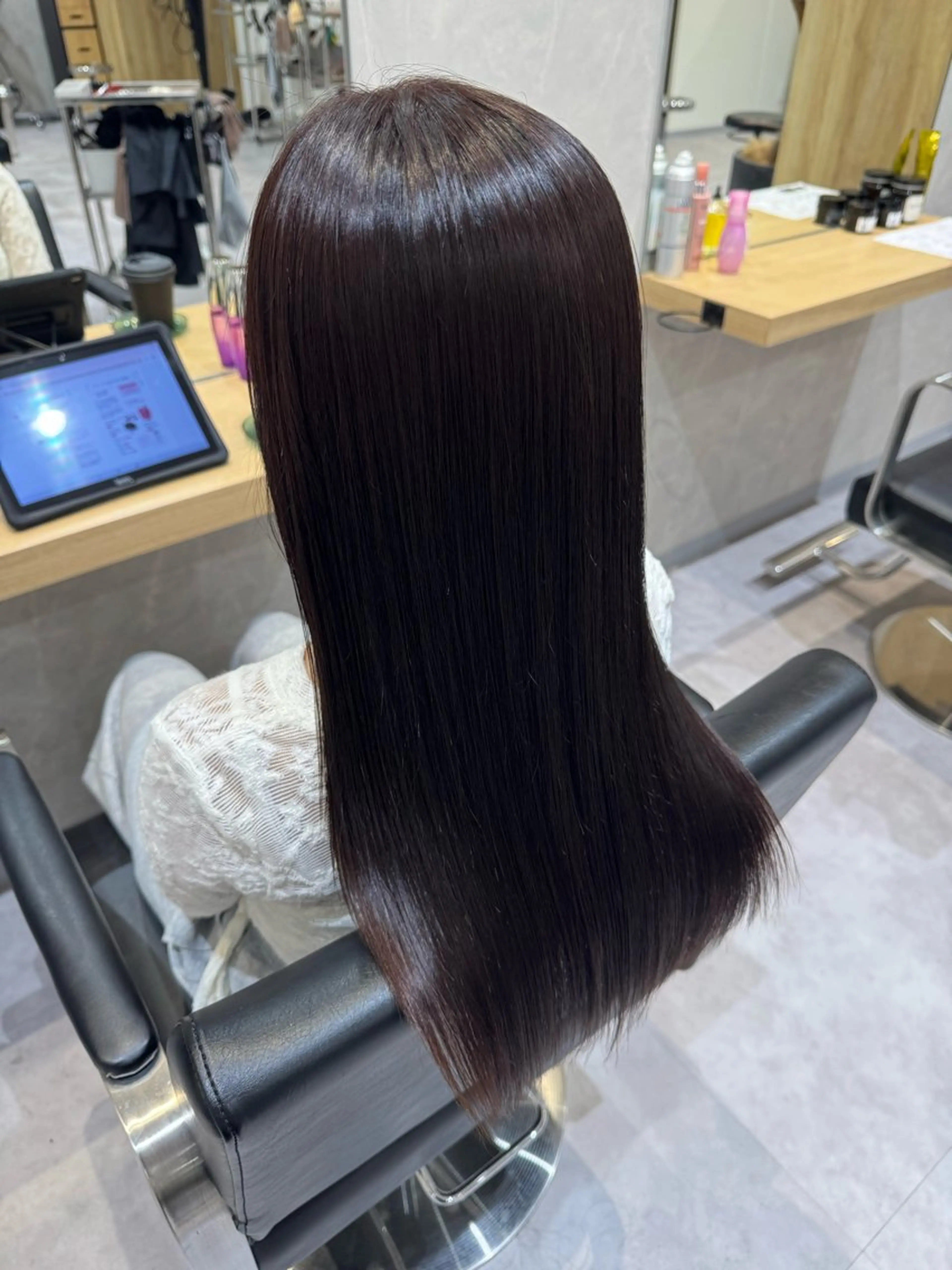 ロング 髪質改善 縮毛矯正 ヘアカラー 縮毛矯正 トリートメント 髪質改善/縮毛矯正 /メンズパーマ川田のヘアスタイル