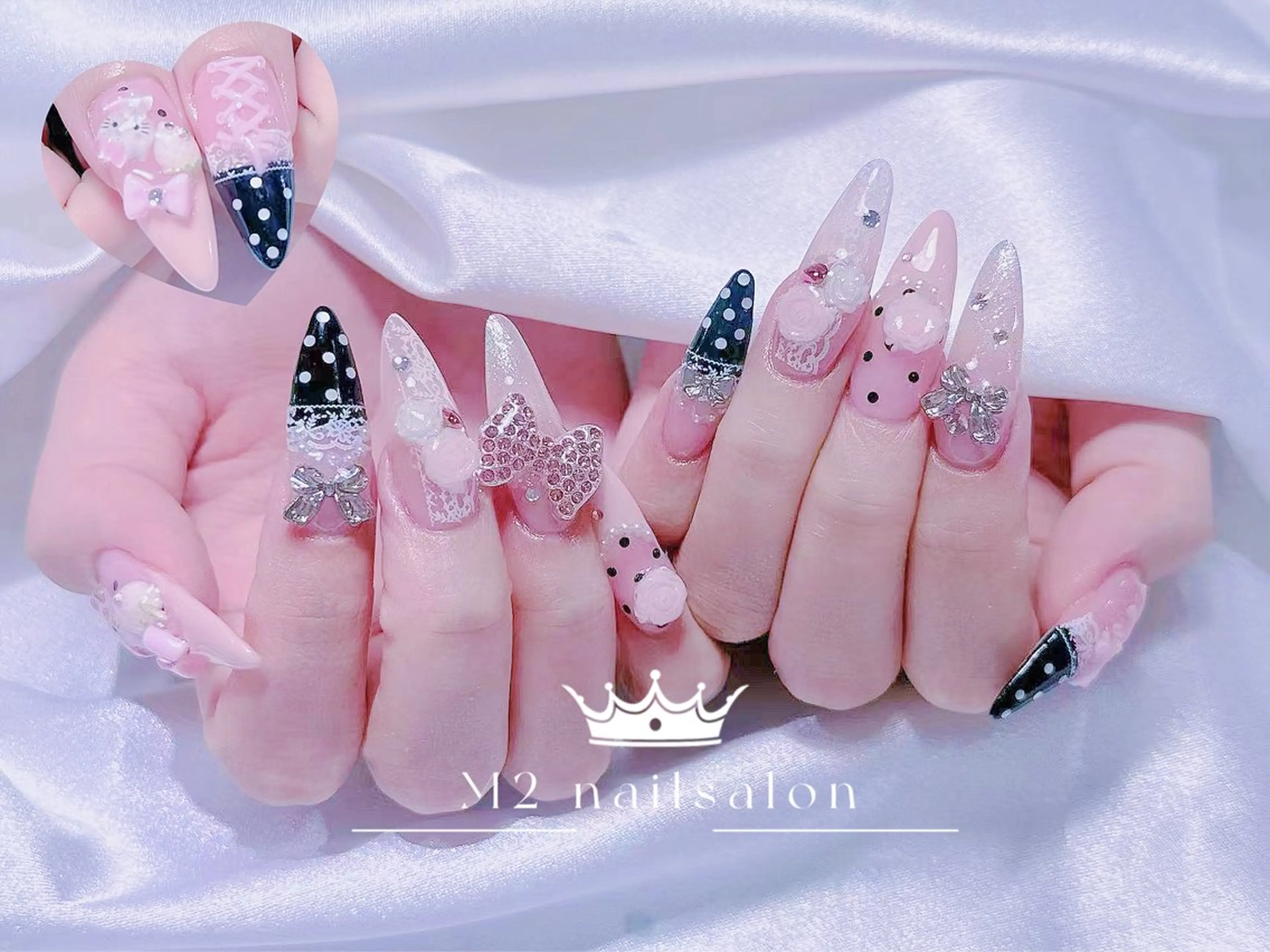 ネイル ハンドネイル 長さだし専門店 M2　rikaのネイルデザイン