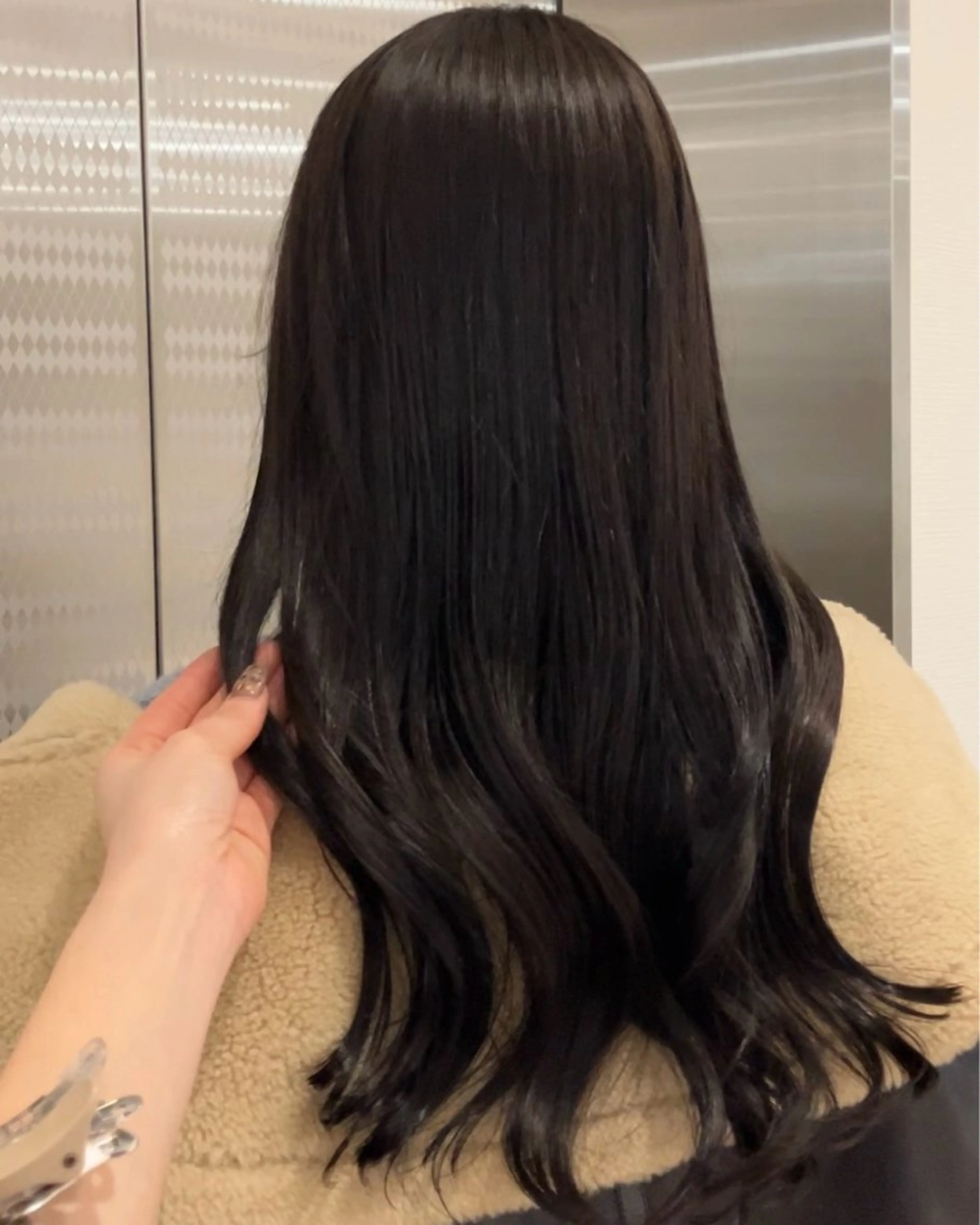 ロング カラー 透明感カラー カット ヘアカラー トリートメント 名駅/sHiHo/透 明感カラー✨🎀/のヘアスタイル