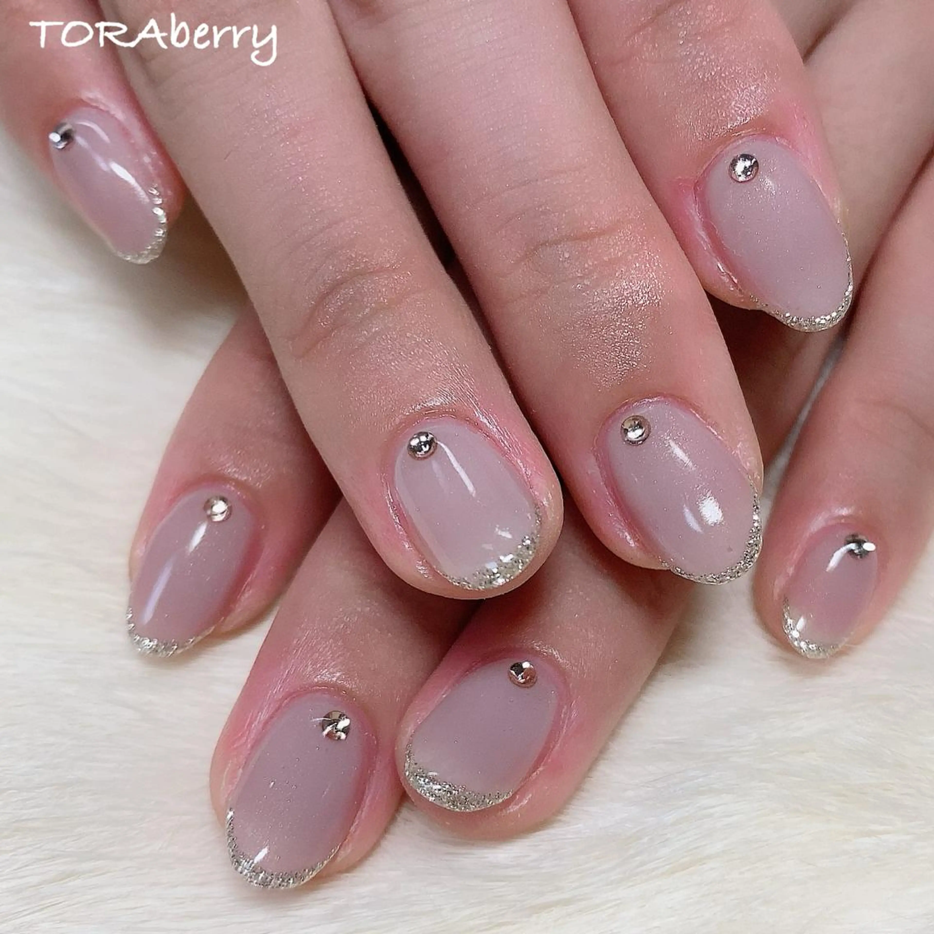 ネイル ラメ(グリッター) ハンドネイル ネイリスト なつみのネイルデザイン