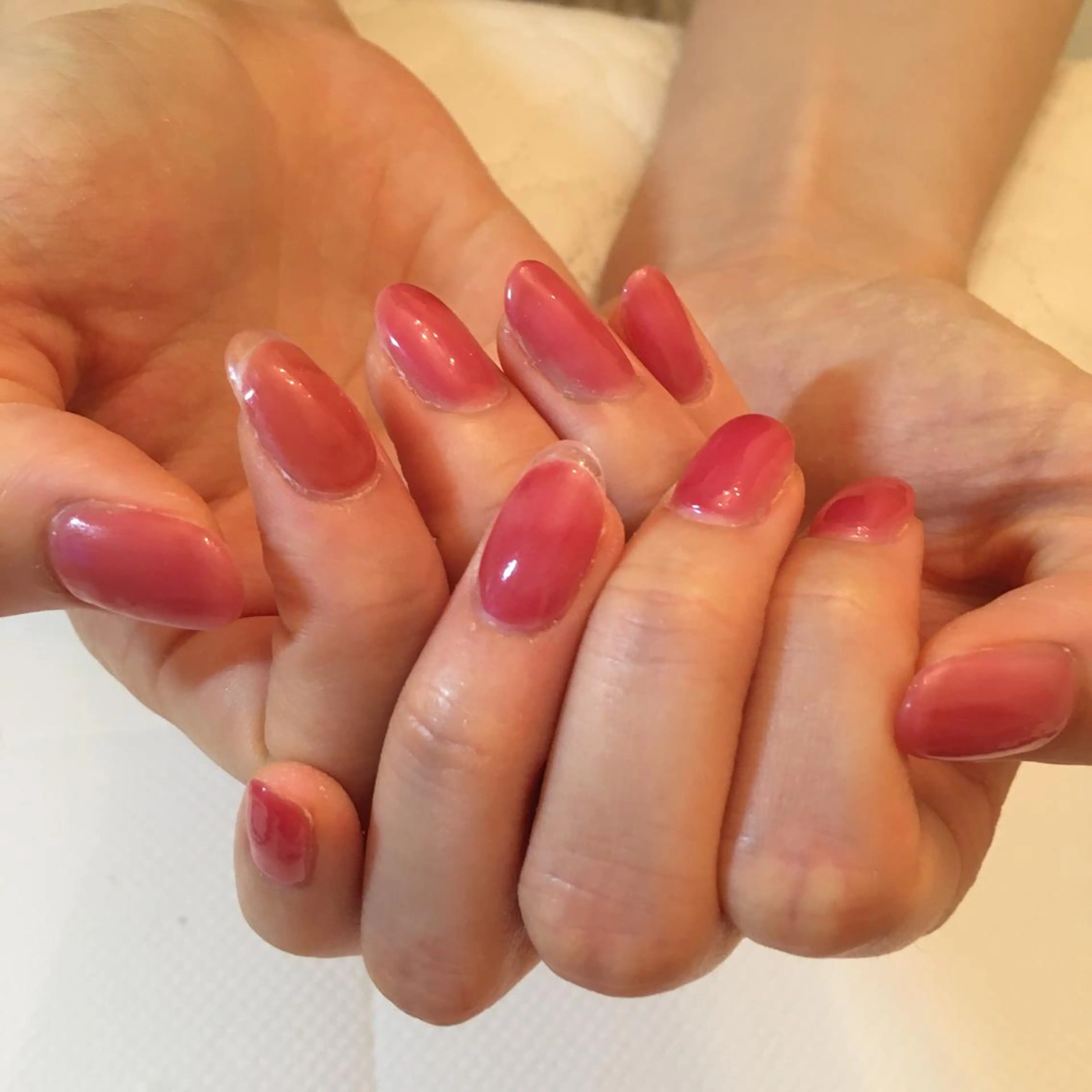 ネイル クリアネイル フレンチネイル スカルプネイル ネイルサロン ショコラのネイルデザイン
