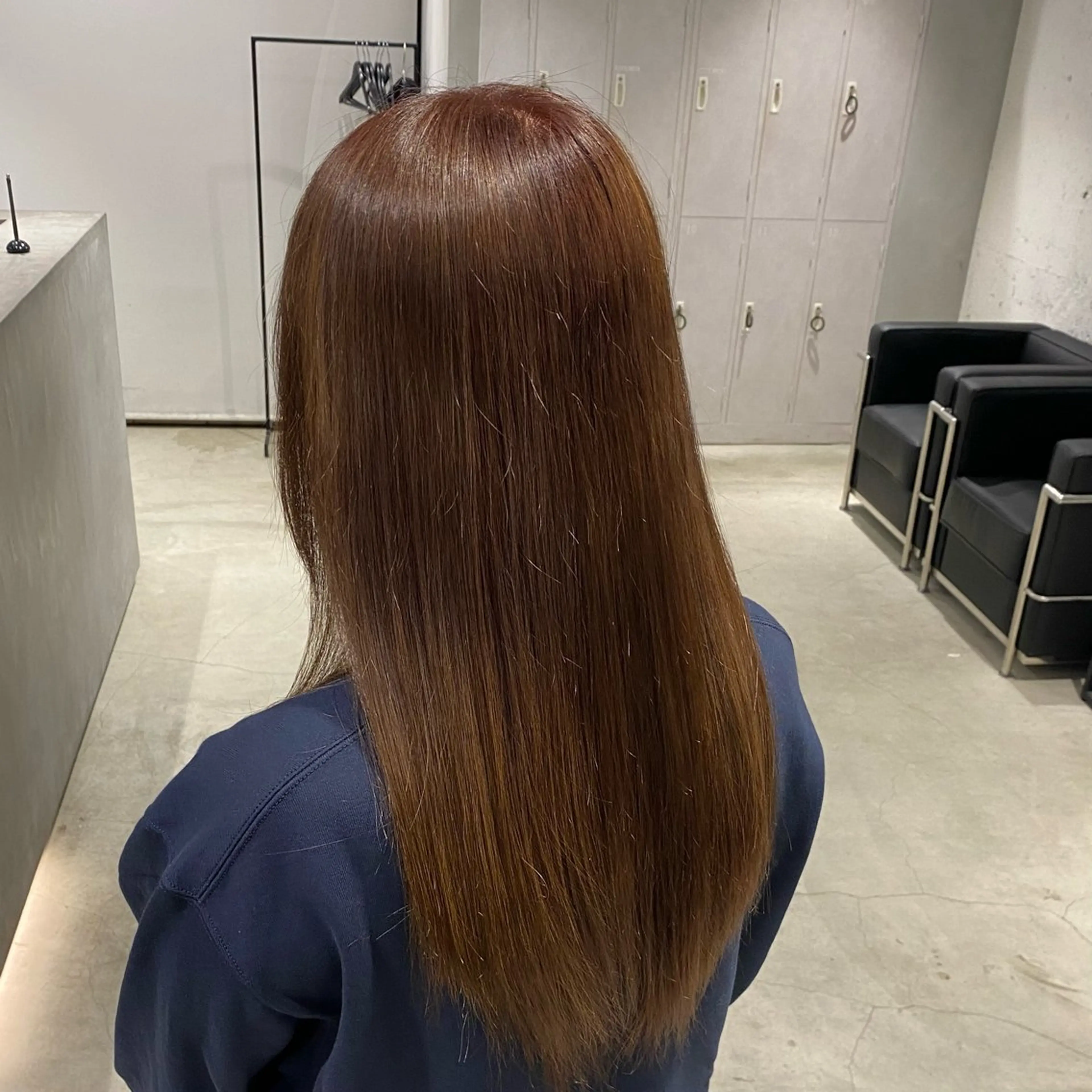 ロング カラー ブラウンカラー はなか こうすけのヘアスタイル