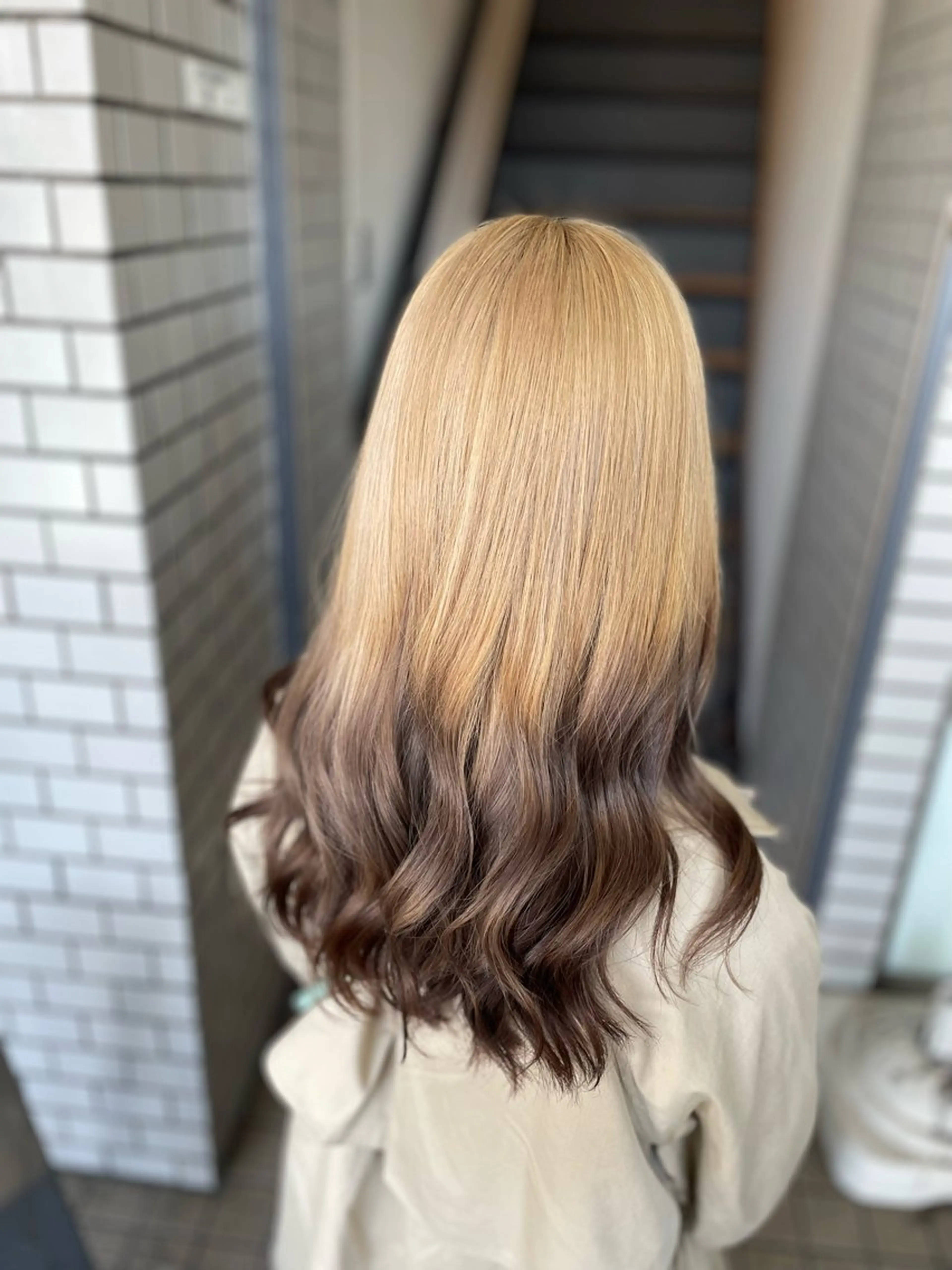 セミロング カラー ヘアカラー 野崎/カラー特化 /天王寺のヘアスタイル