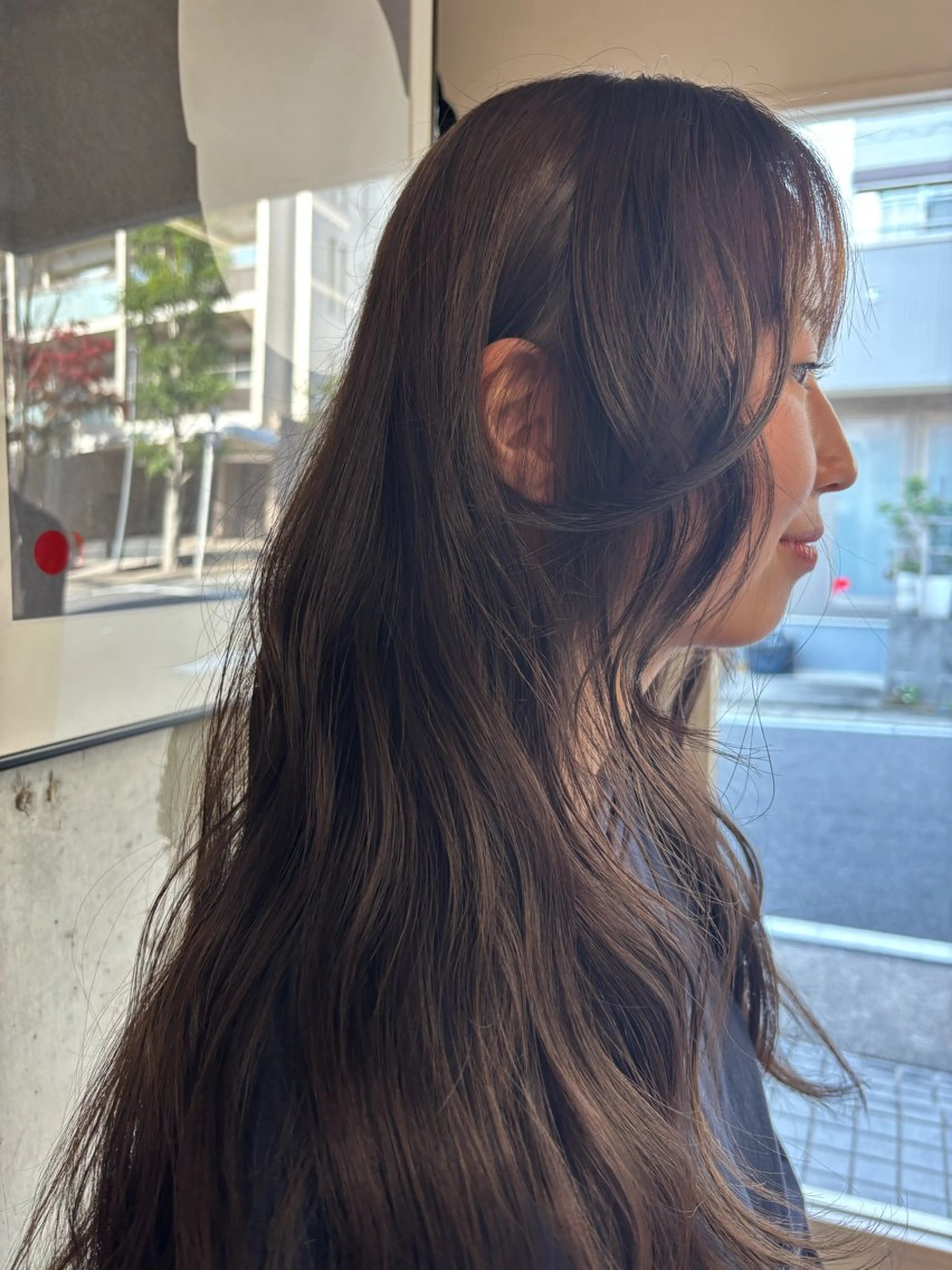 ロング カラー 永田 愛莉のヘアスタイル