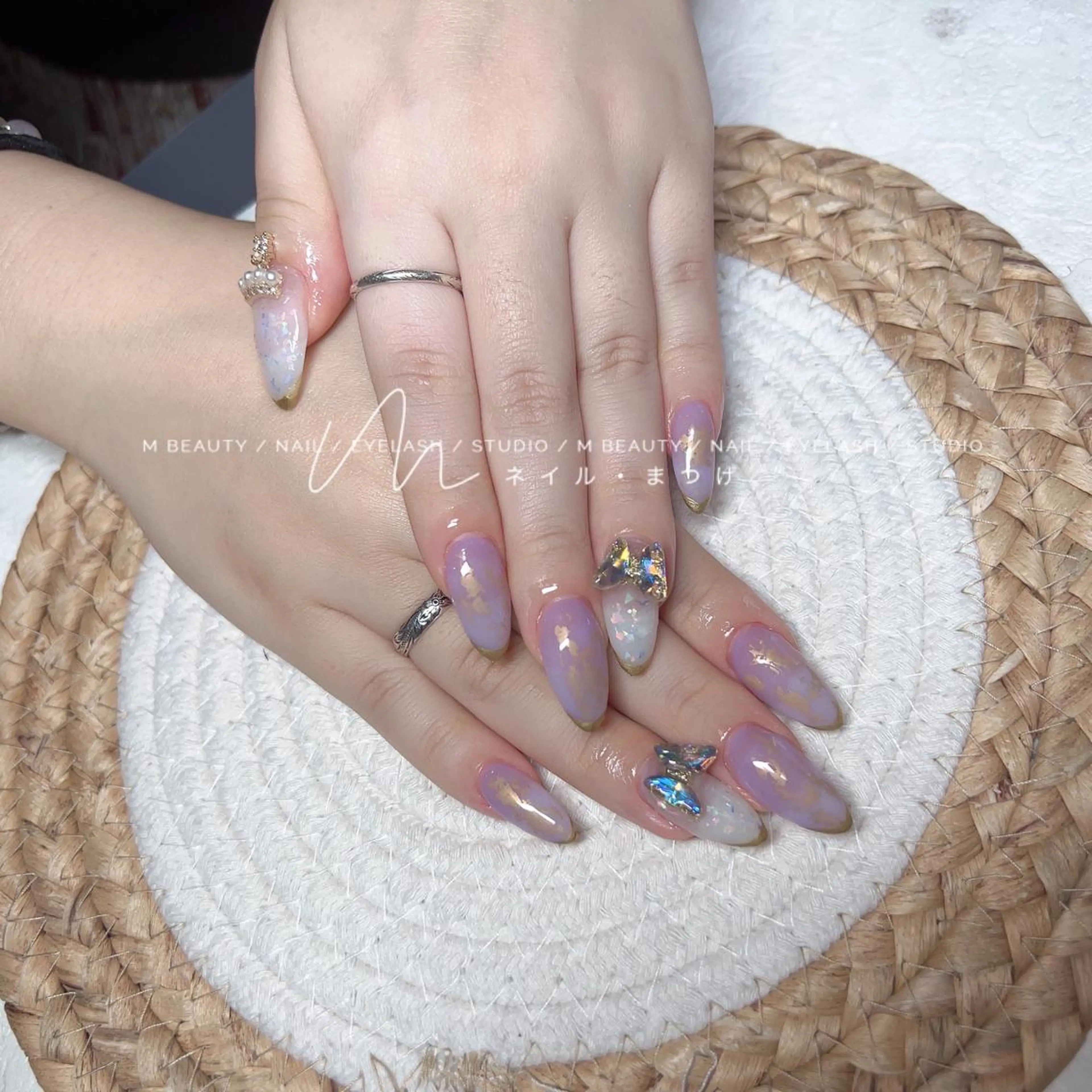 ネイル M🌷nail 長さだし専門店のネイルデザイン