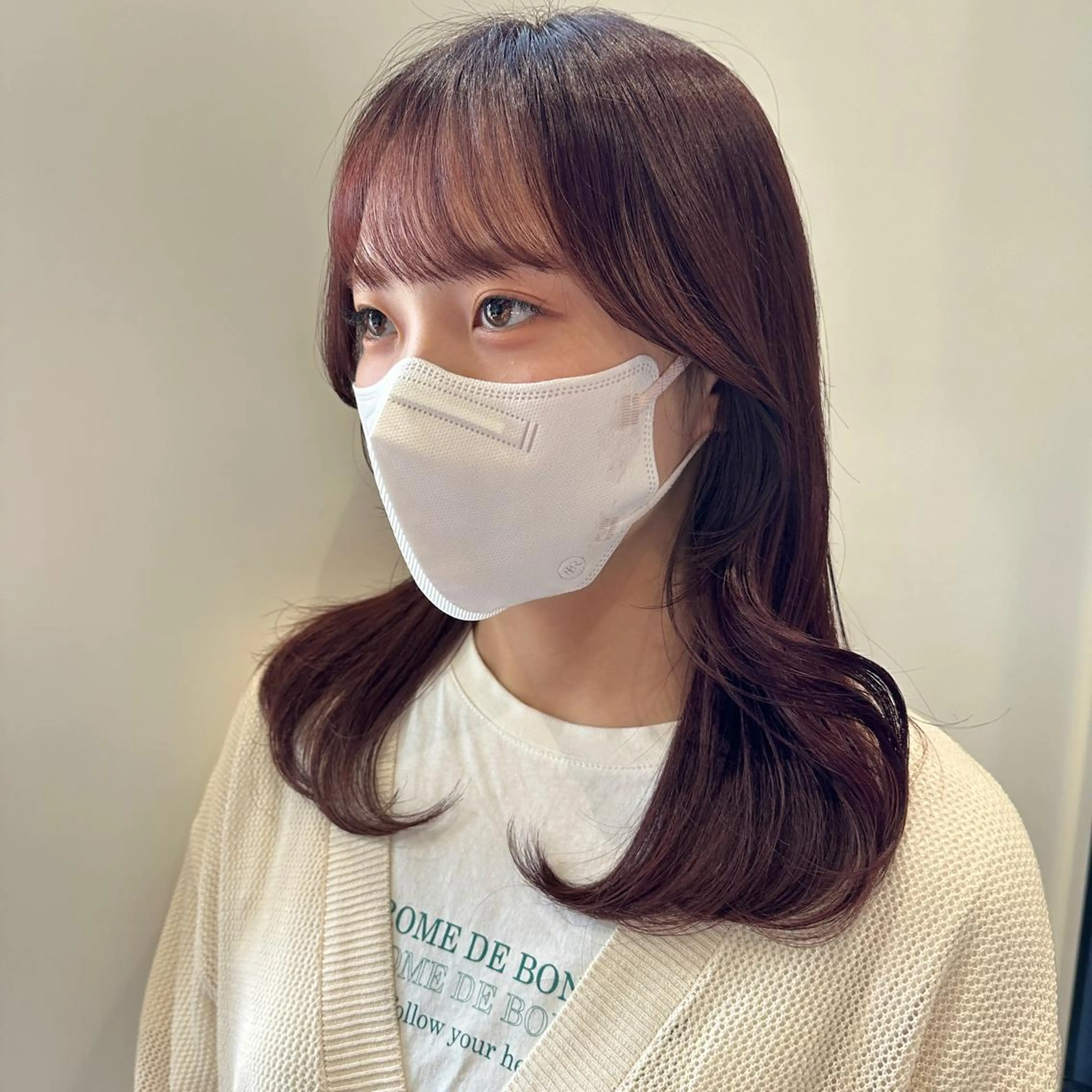 ミディアム カラー 𖧷 ⁺. 大人ヘア Yui 𓂃𓈒𓏸のヘアスタイル