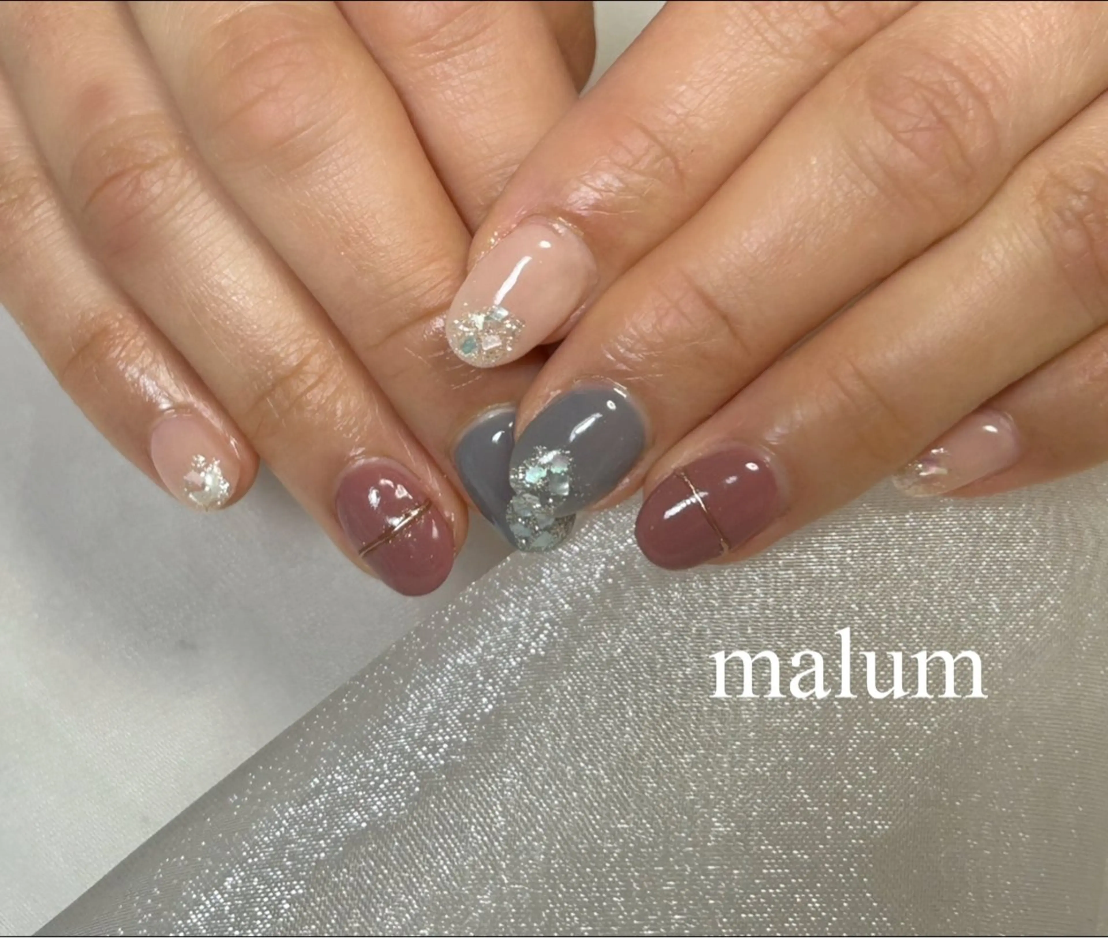 ネイル ハンドネイル malum nailのネイルデザイン