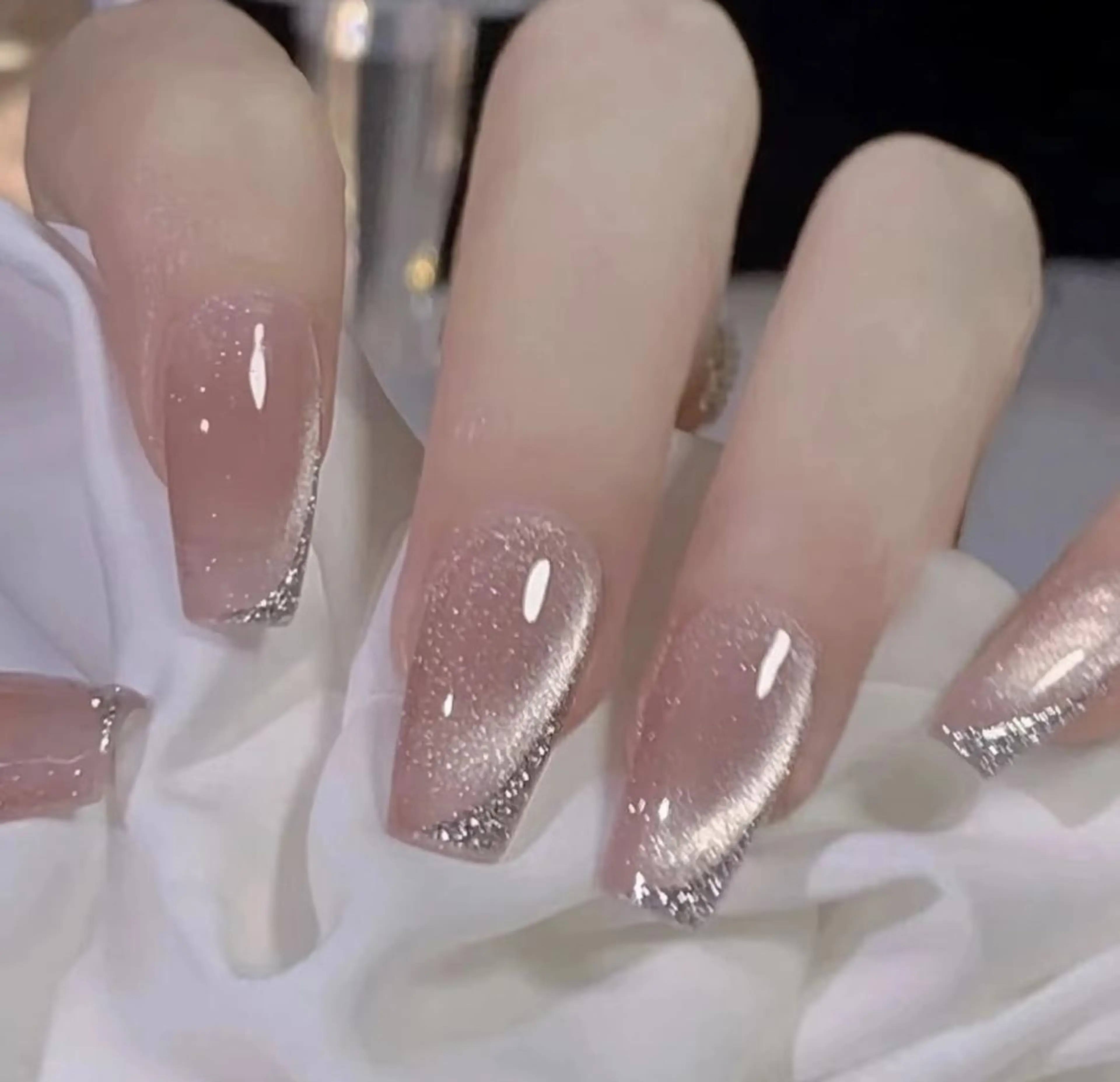 ネイル 長いだし/スカルプ/ パラシェルN.oneのネイルデザイン