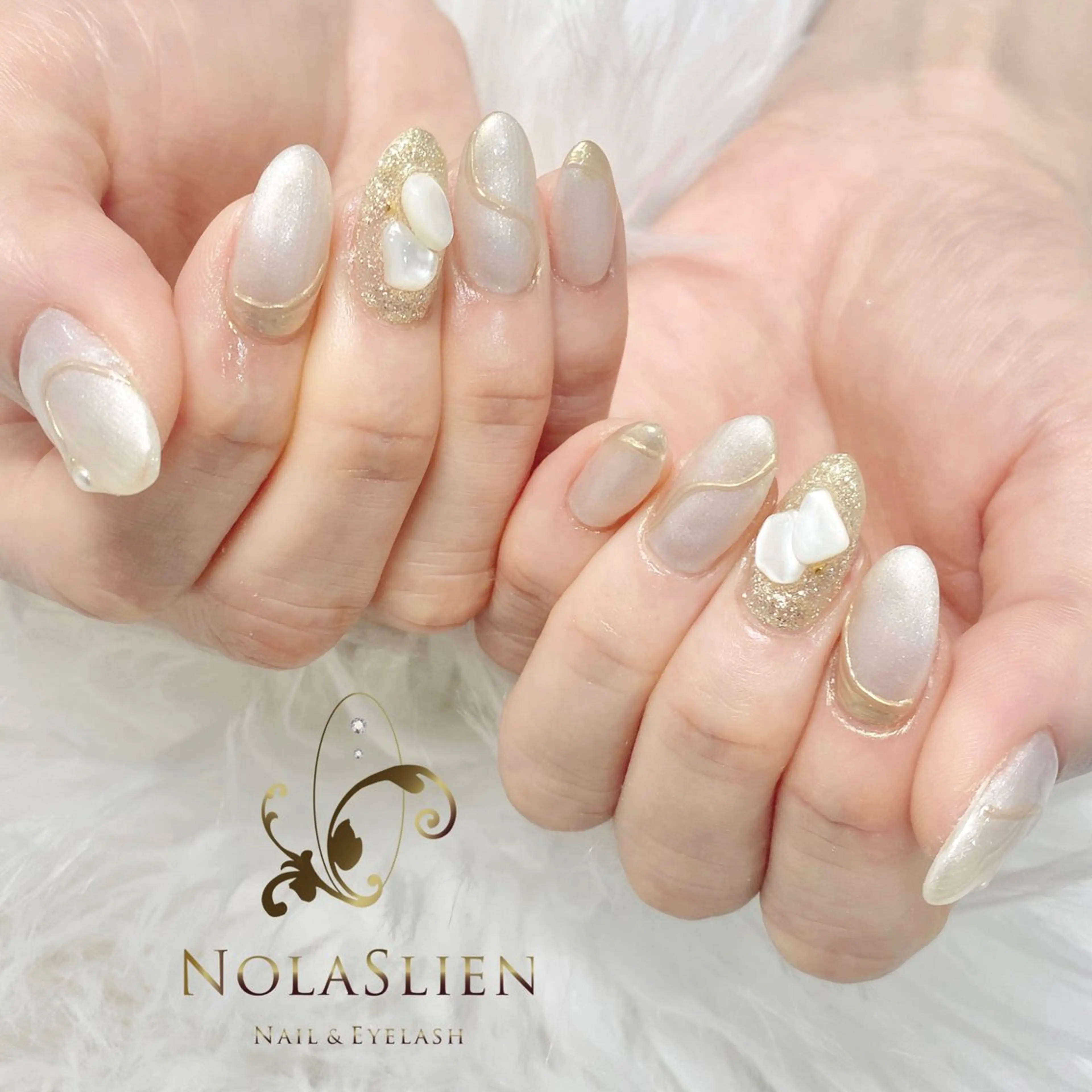 【定額プレミアムコース】パラジェル デザインネイル 11,000円(アート7本)の写真