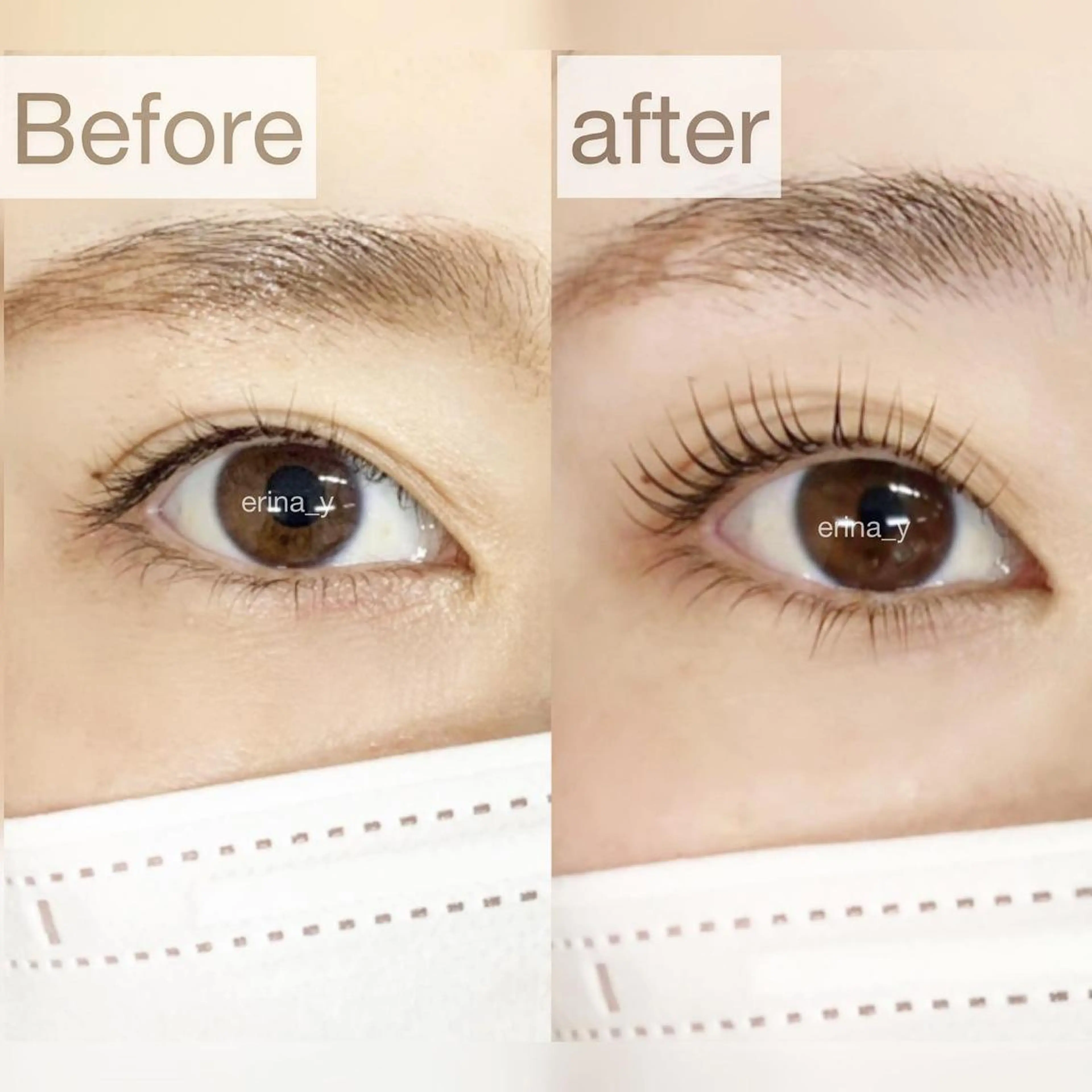 マツエク・マツパ 下まつげエクステ 一重×まつ毛パーマ yamawaki erinaのマツエク・マツパデザイン