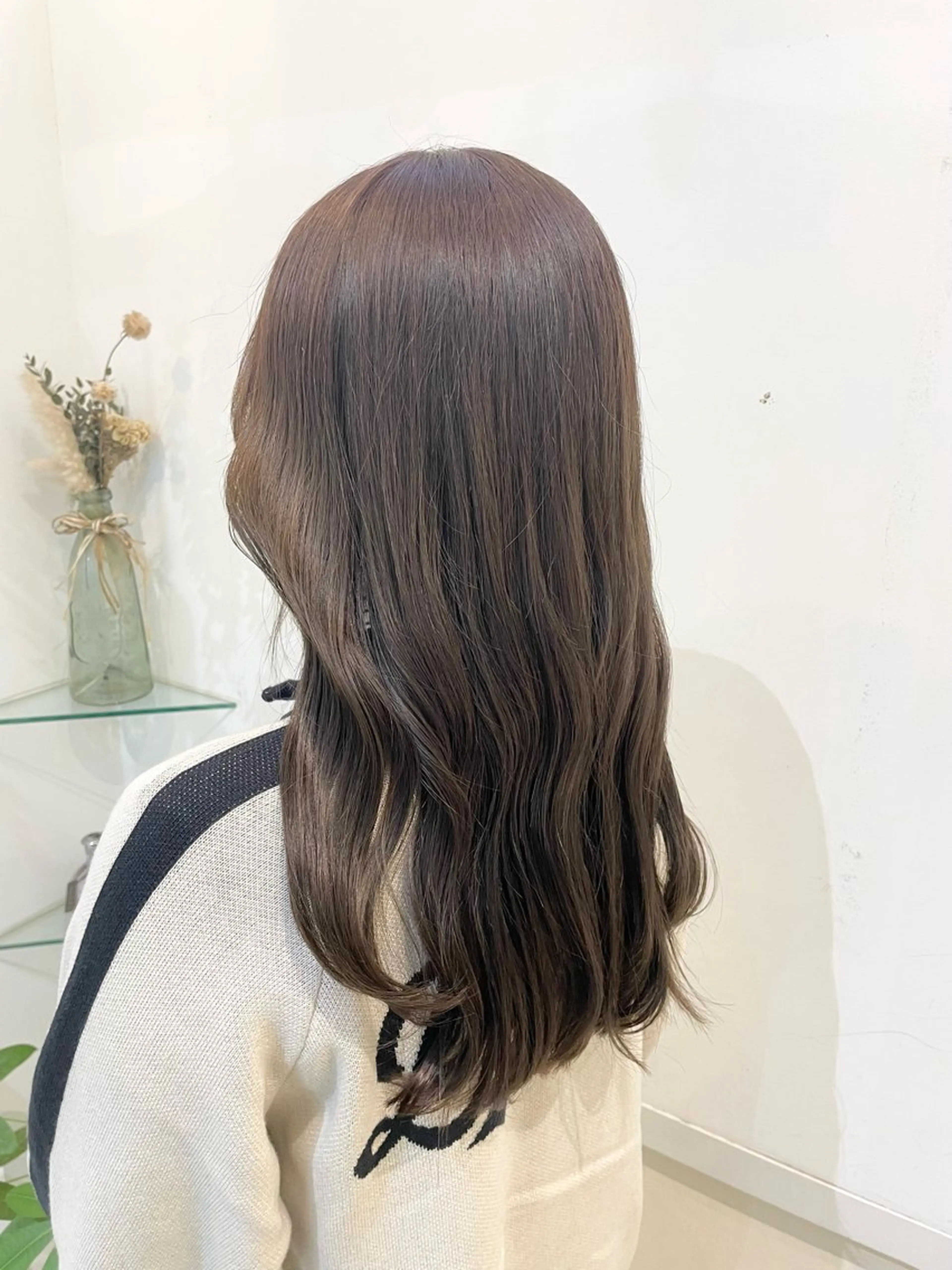 ロング カラー カット ヘアカラー トリートメント 髪質改善カラー🤍 エクステ✨君島由実子のヘアスタイル