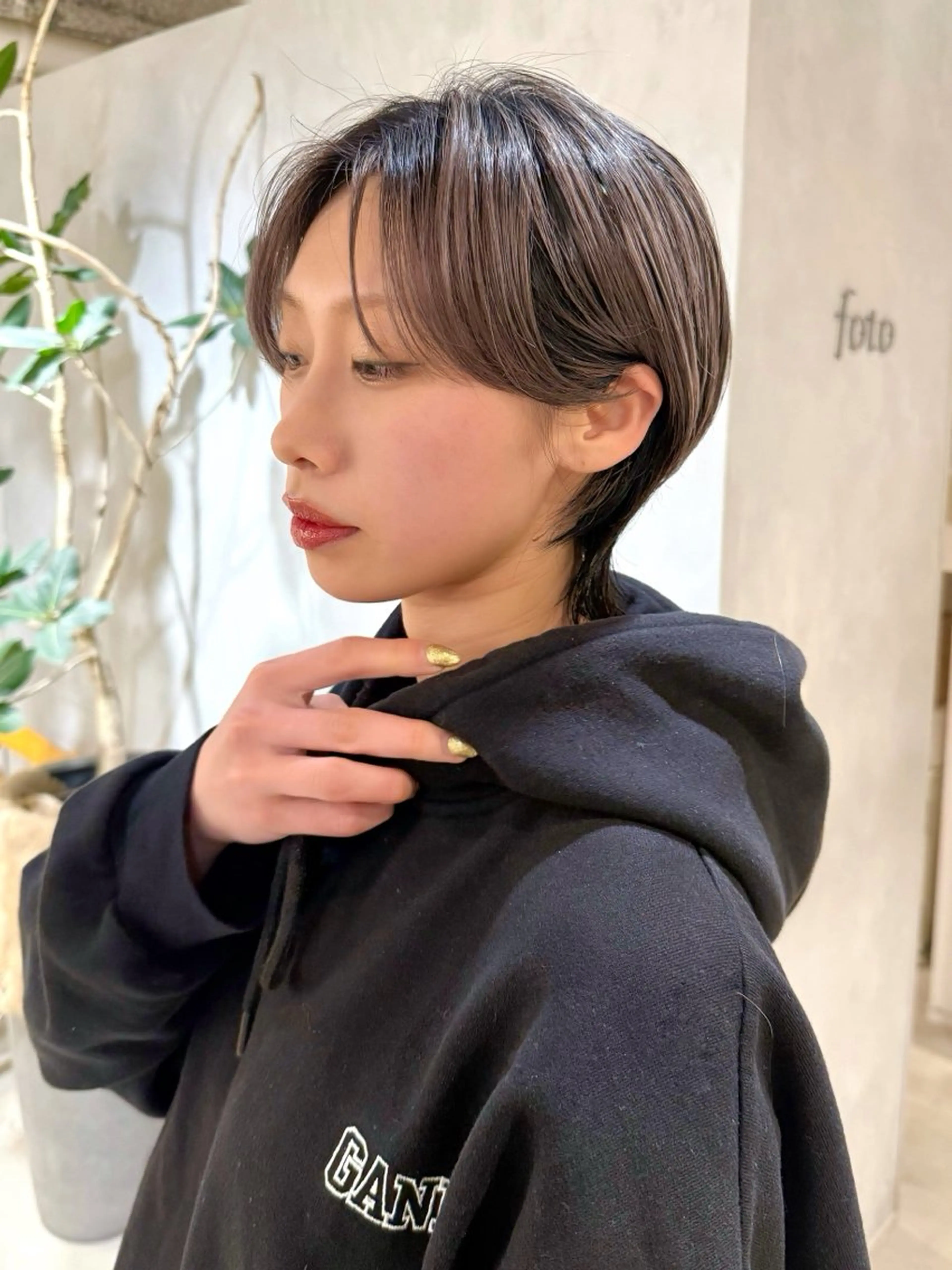 ショート カット ヘアカラー トリートメント 骨格診断で絶対可愛い ✨丸みショート✨凌弥のヘアスタイル