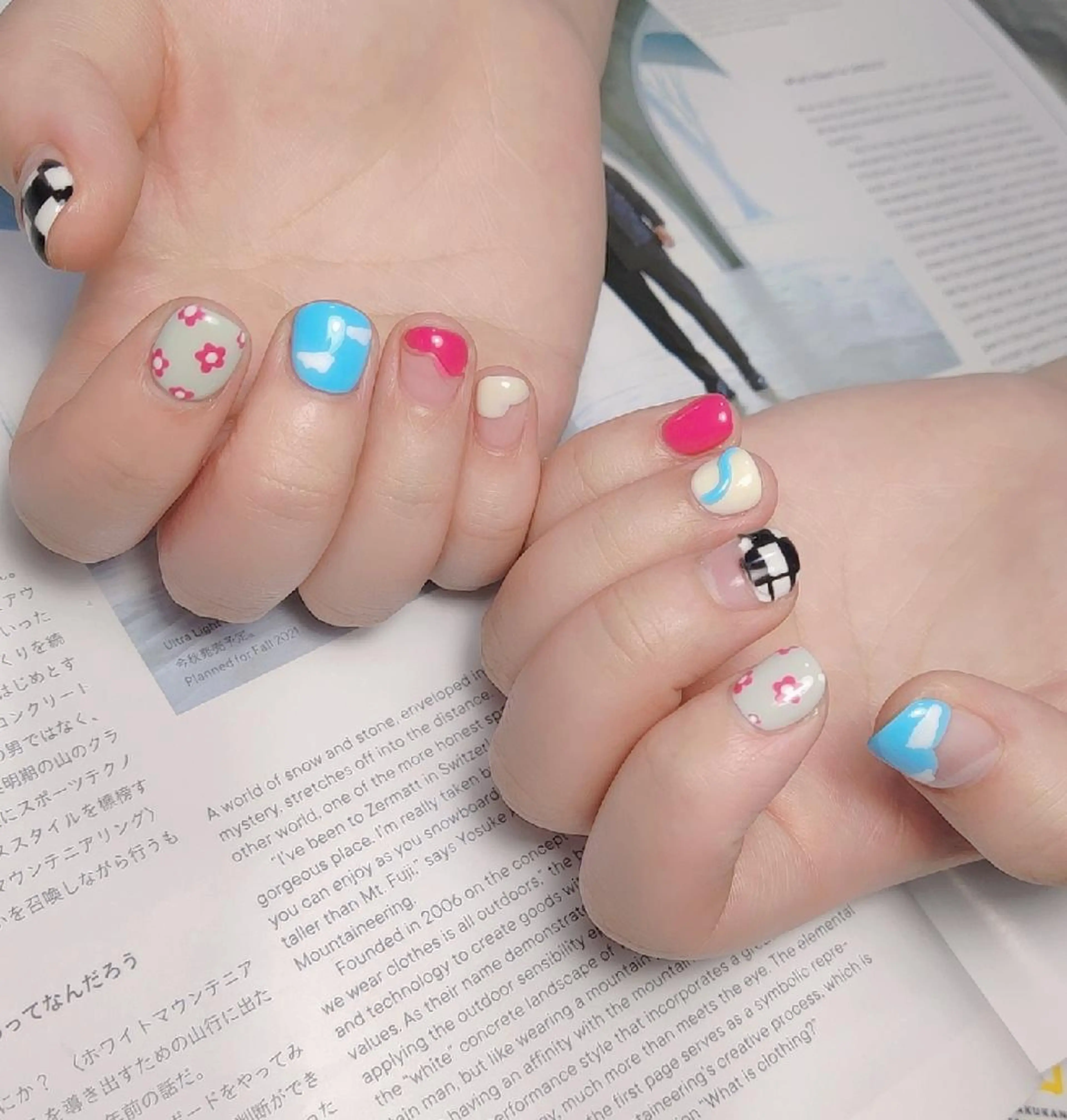 ネイル ハンドネイル 横浜市中区曙町 E·U·Bネイルのネイルデザイン