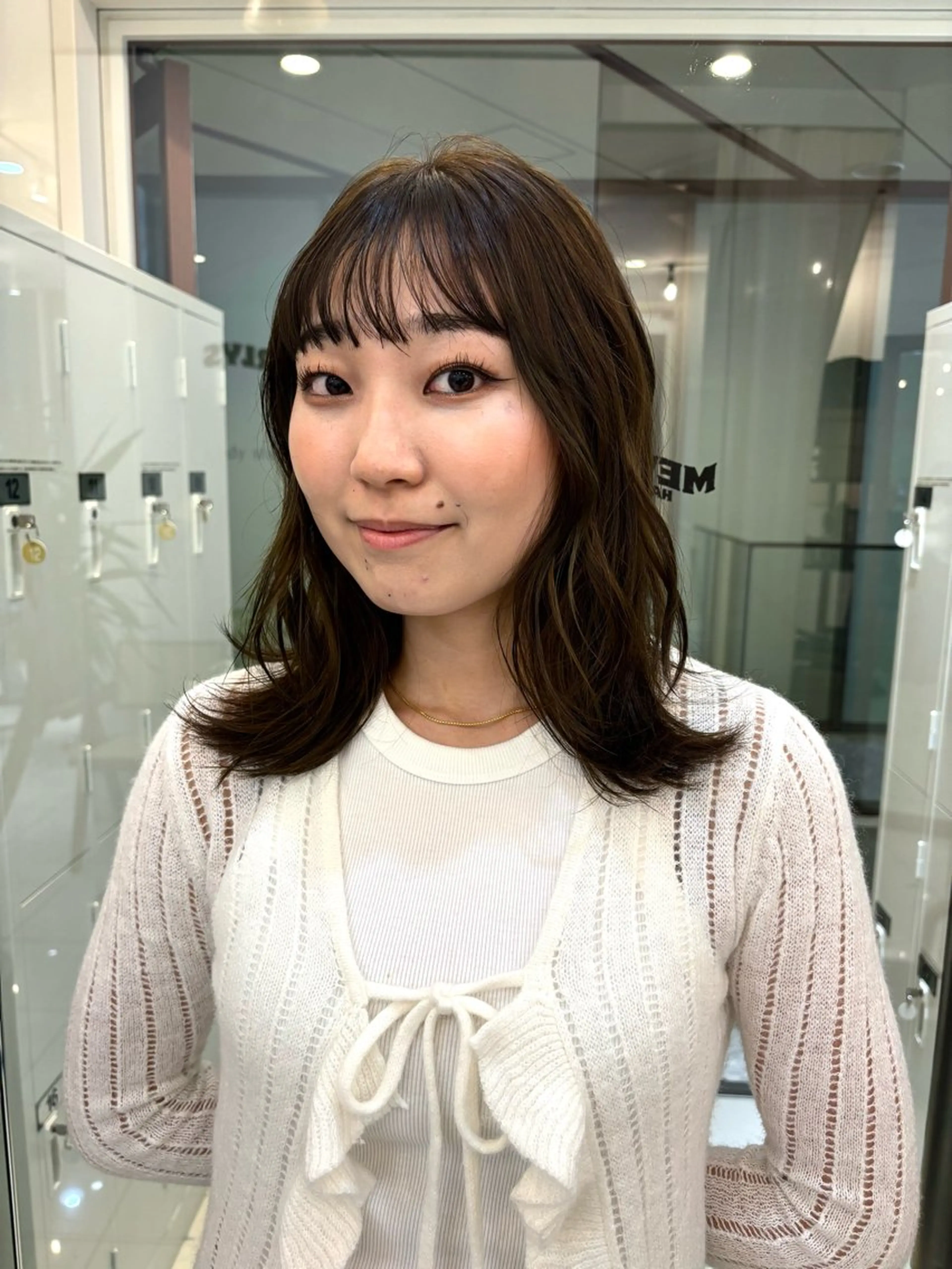 ミディアム カラー オリーブカラー IO/ブリーチカラー 特化美容師✨のヘアスタイル