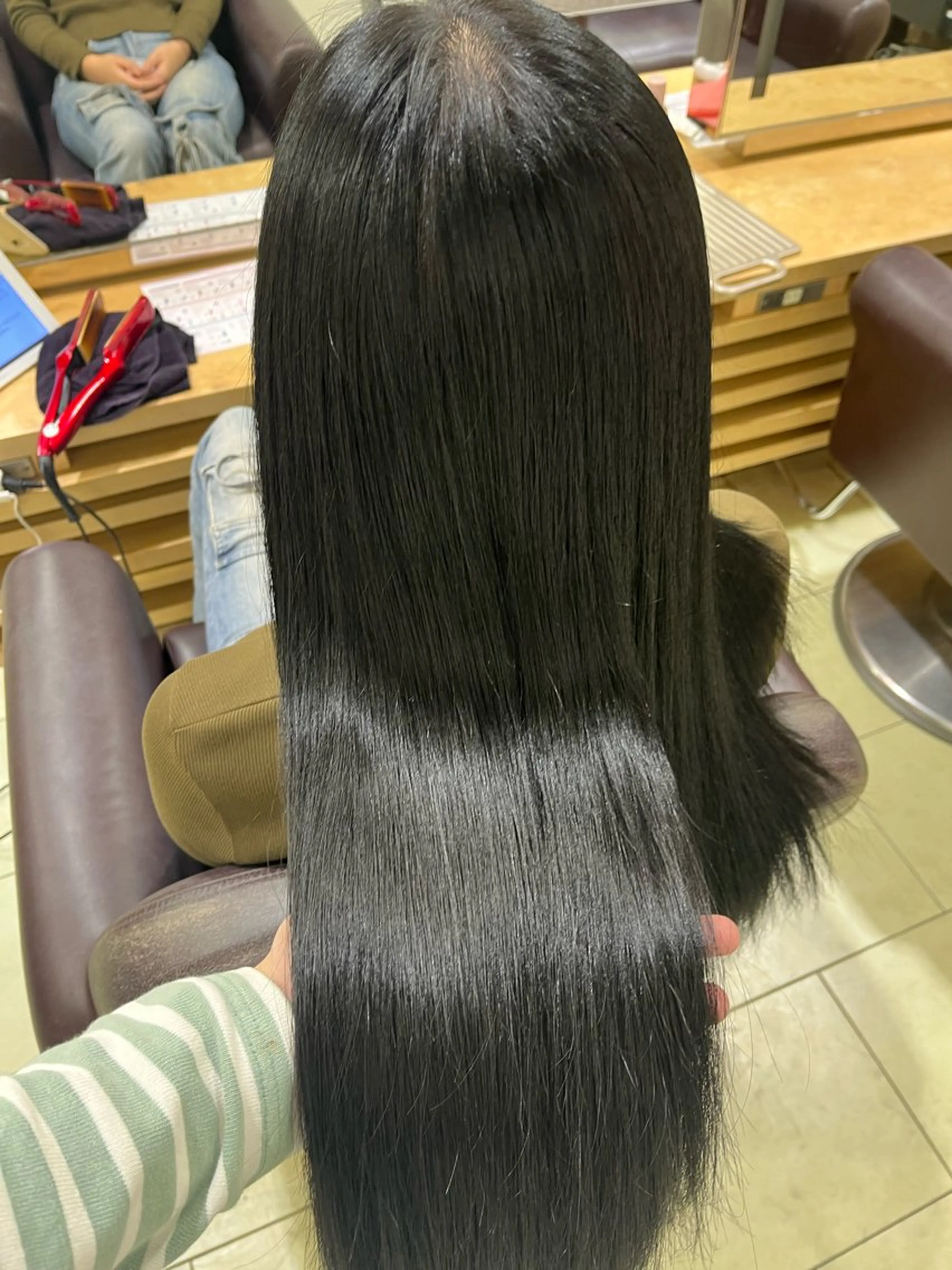 ロング カラー シャドウパーマ/ピン パーマ/だいじゅのヘアスタイル