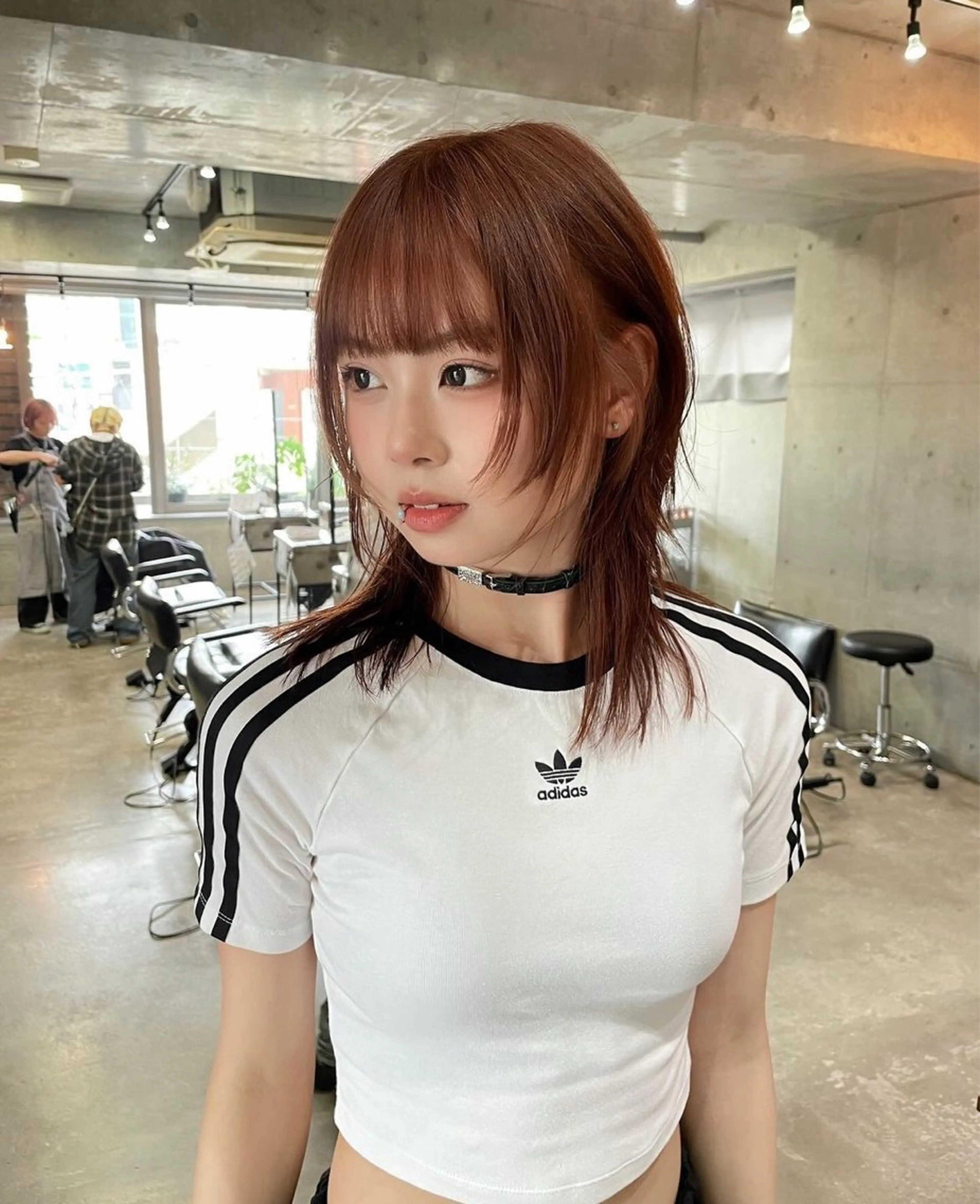 ミディアム カラー 韓国ボブ/レイヤー ボブ/ EMIRIのヘアスタイル
