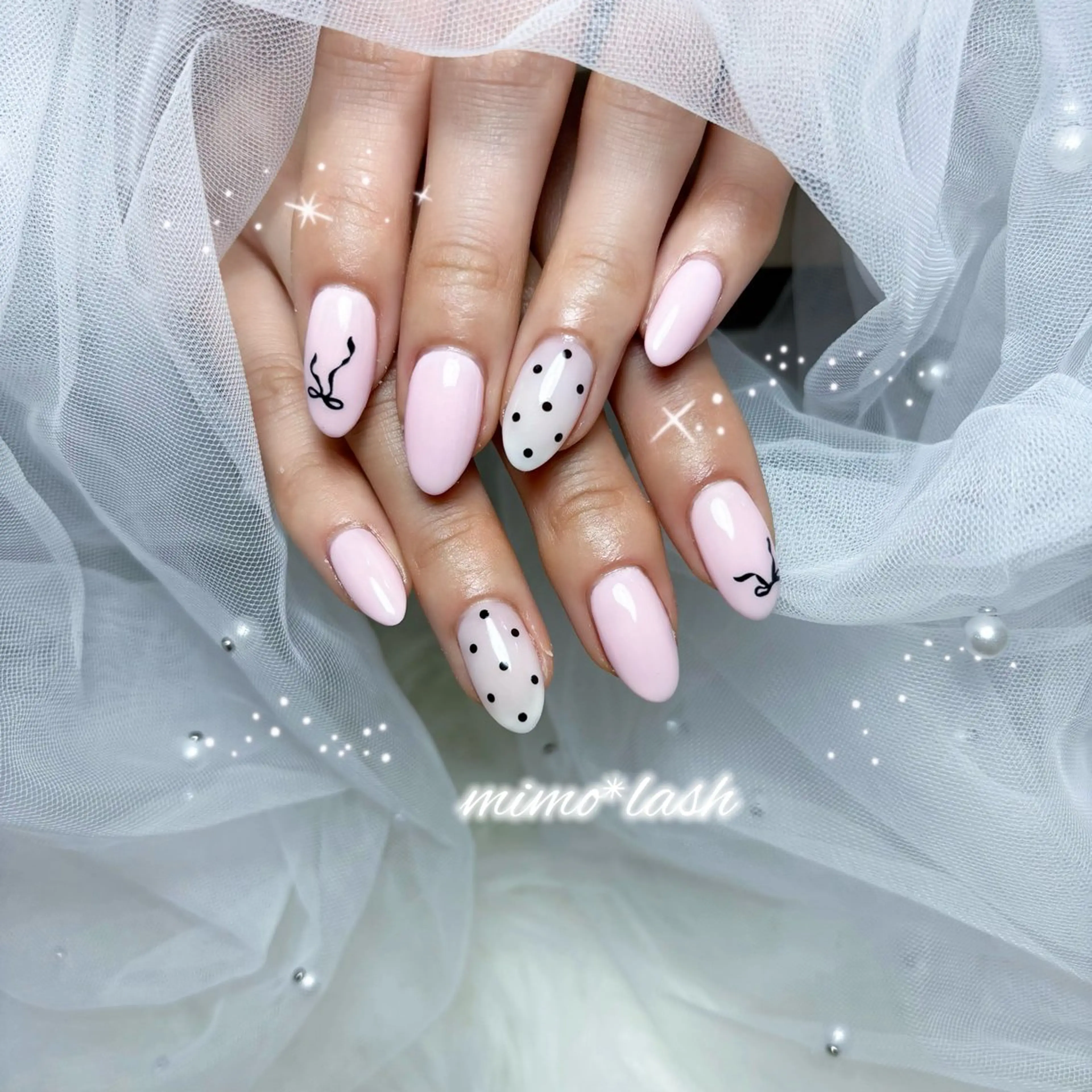 ネイル ハンドネイル mimo*lash 🍒sakura🍒のマツエク・マツパデザイン