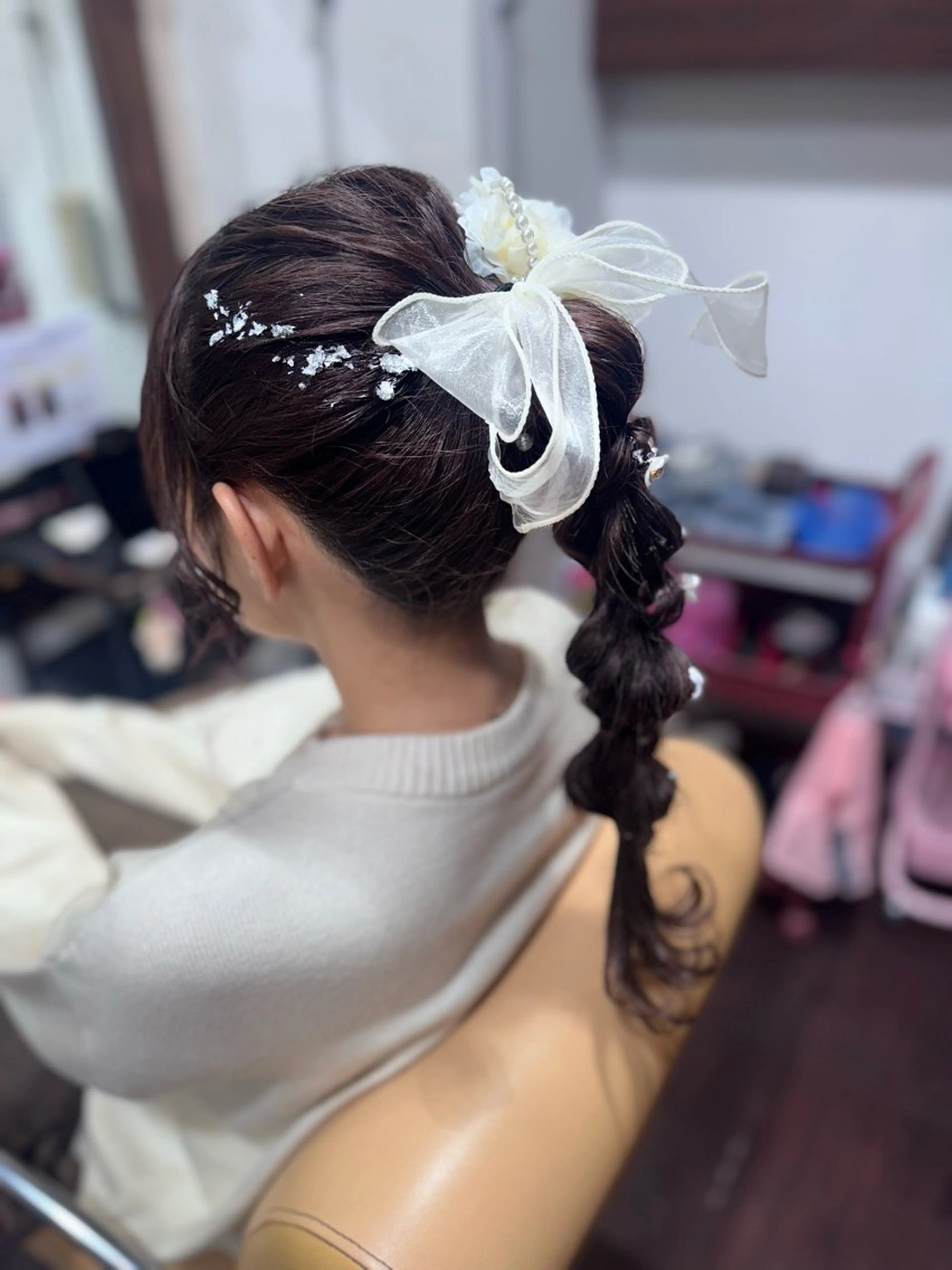 ロング ヘアアレンジ ヘアセット mio ☆のヘアスタイル