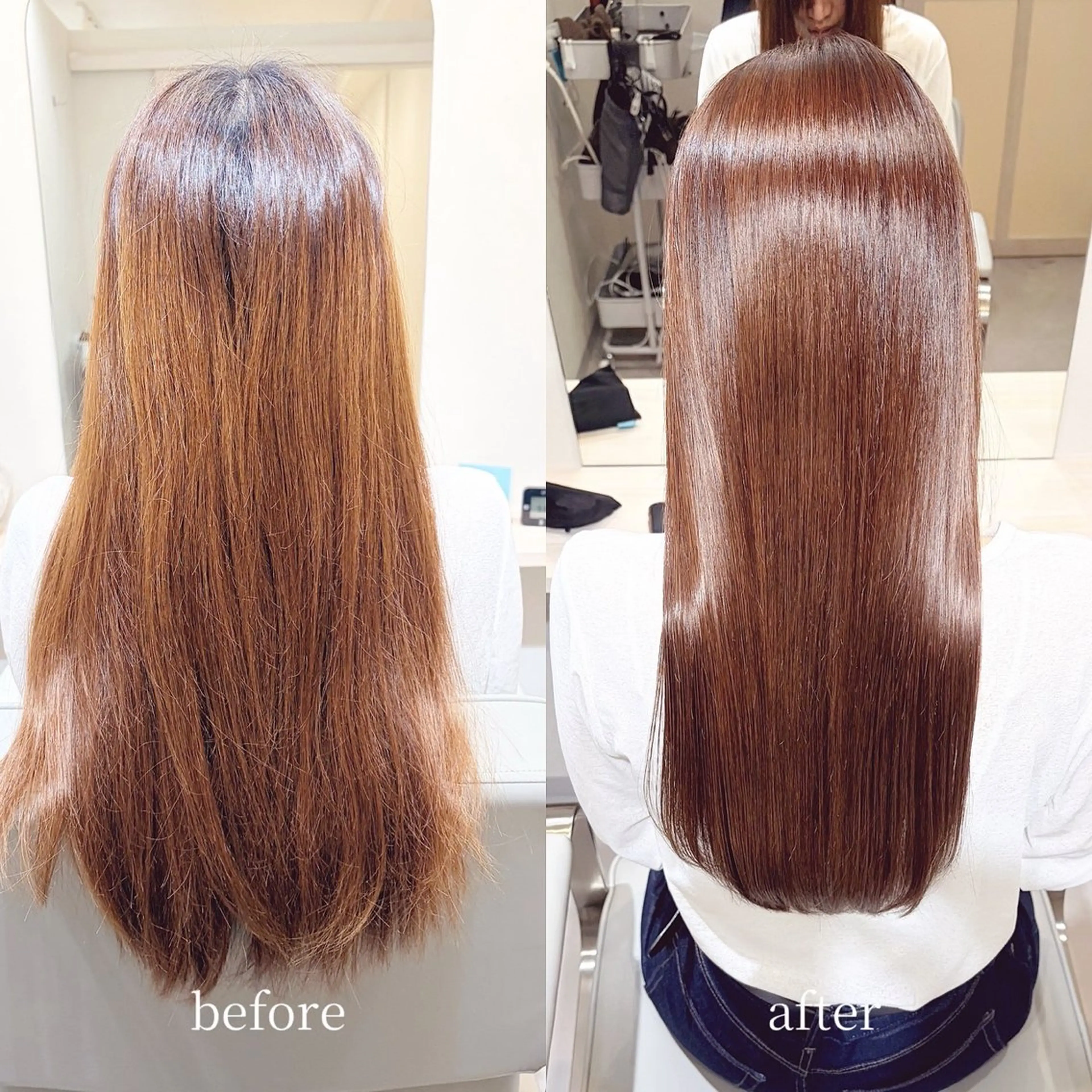 ロング カラー 髪質改善 トリートメント カット ヘアカラー 【モデル募集中】 髪質改善専門店リアンのヘアスタイル