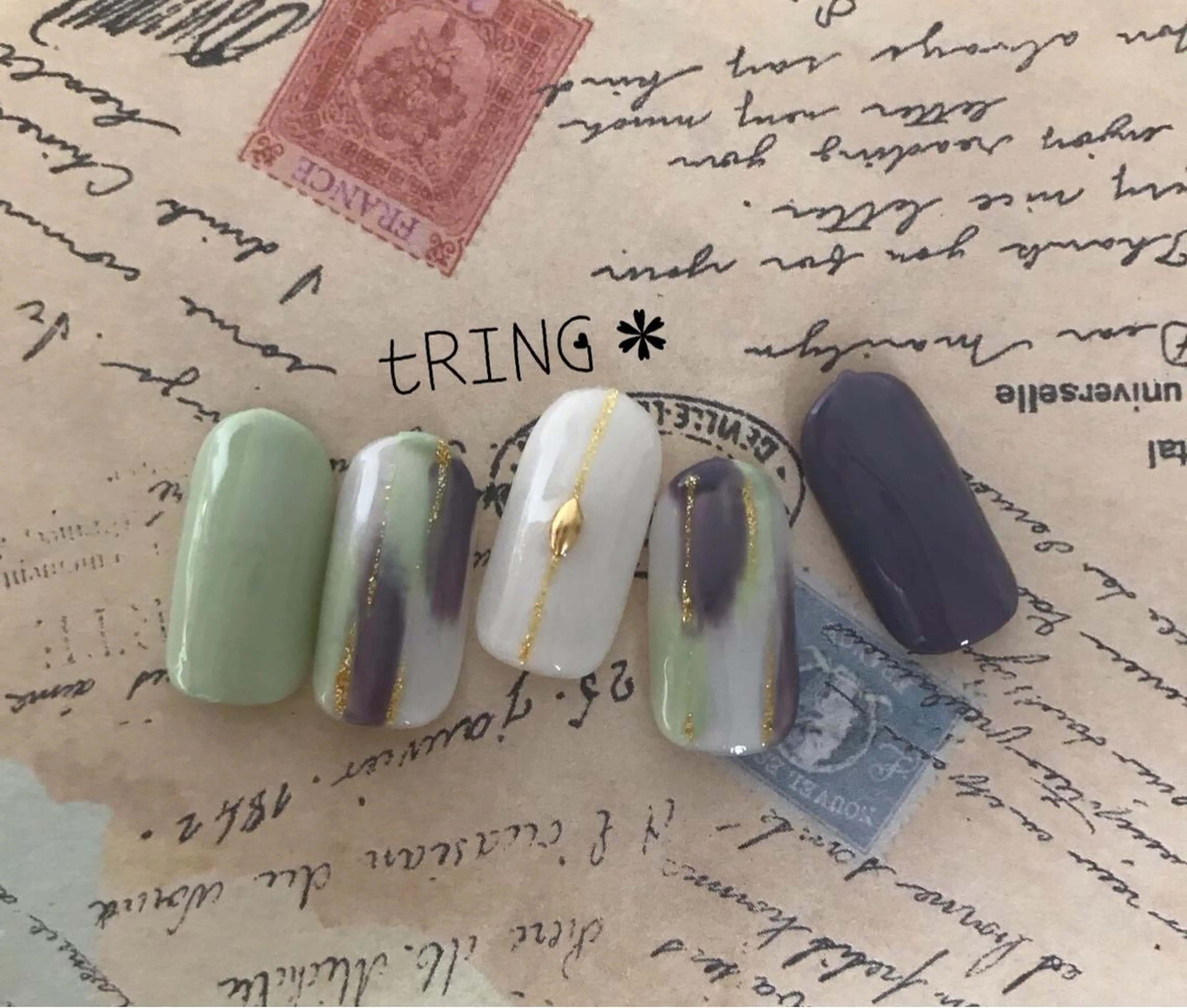 ネイル tRING＊ しいの木台のネイルデザイン