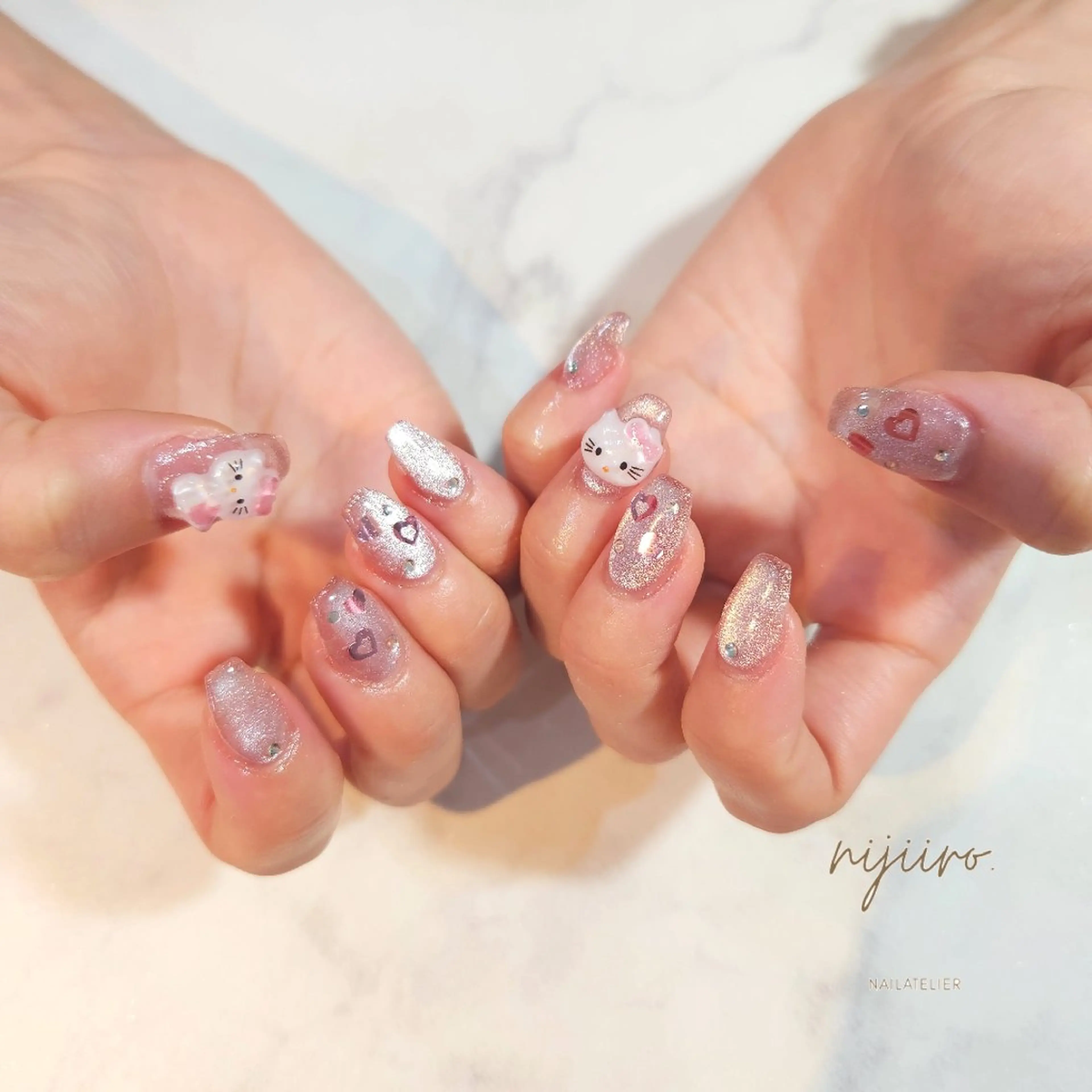 ネイル 持ち込み ハンドネイル nijiiro🌈 サトウのネイルデザイン