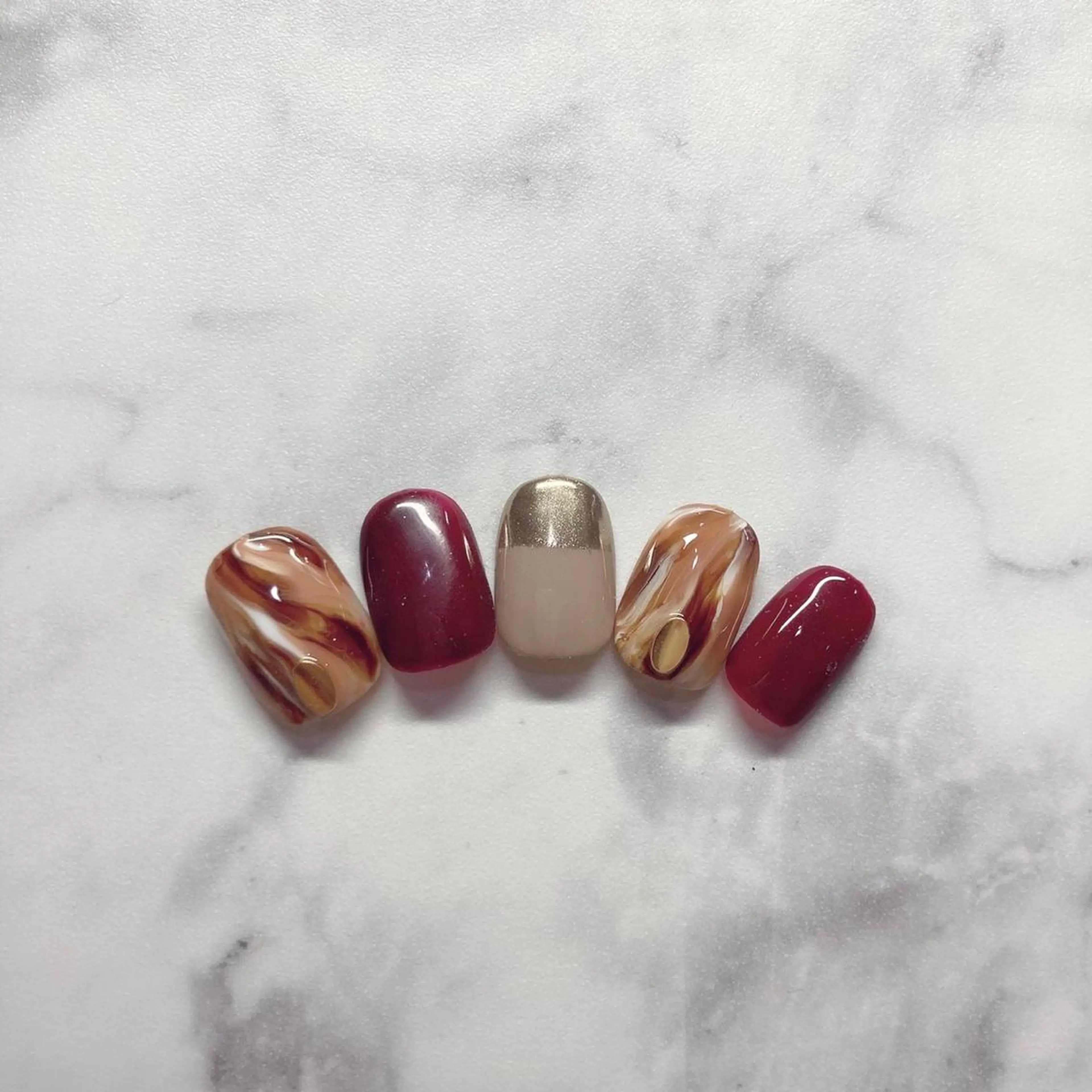 ネイル べっ甲ネイル ジェルネイル ニュアンスネイル パラジェル Nail&eye Belire 新宿のネイルデザイン