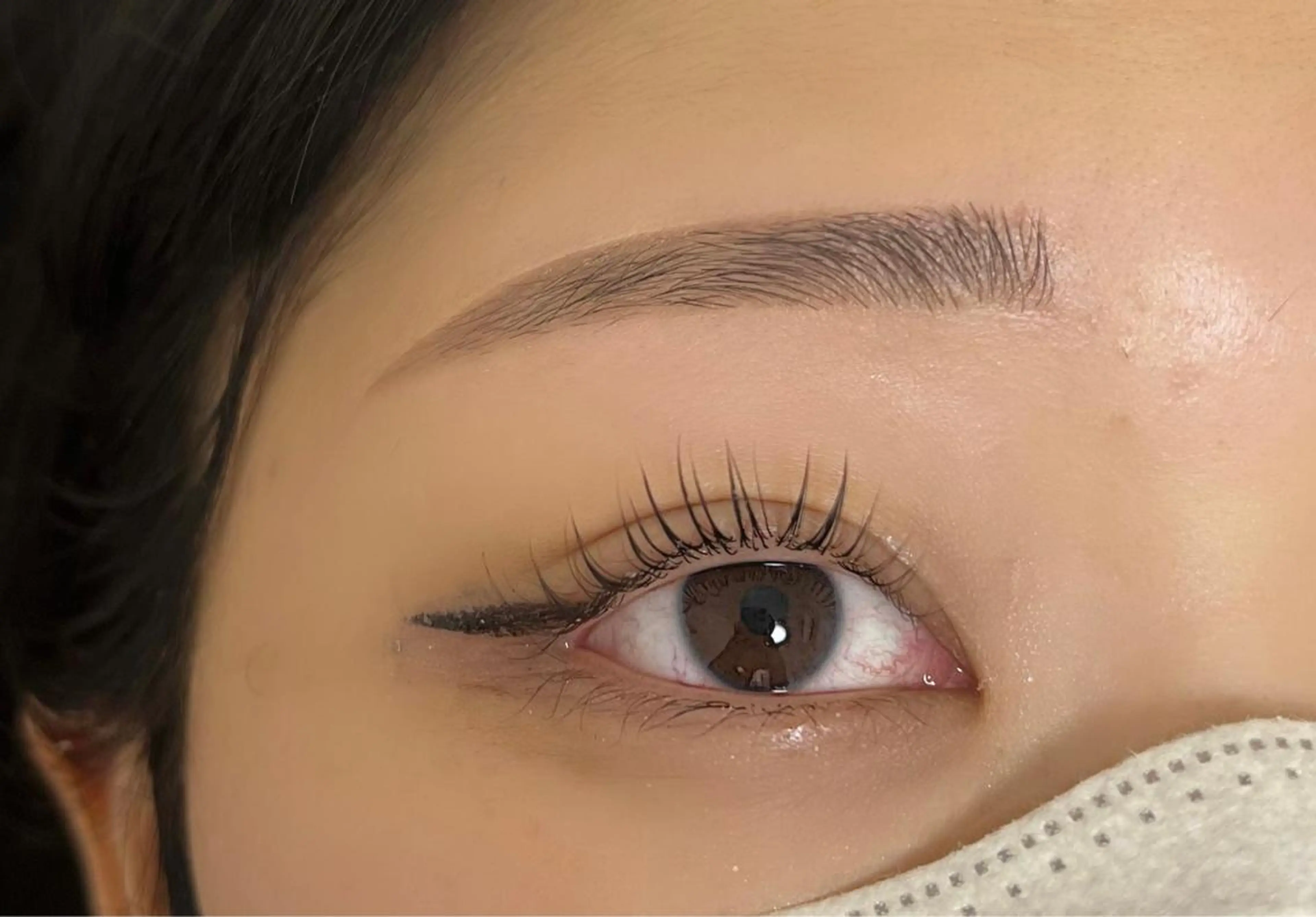 マツエク・マツパ アイブロウ 一重×まつ毛パーマ マツパ EmiyBeautyLush所属・Emiy BeautyLushのマツエク・マツパデザイン