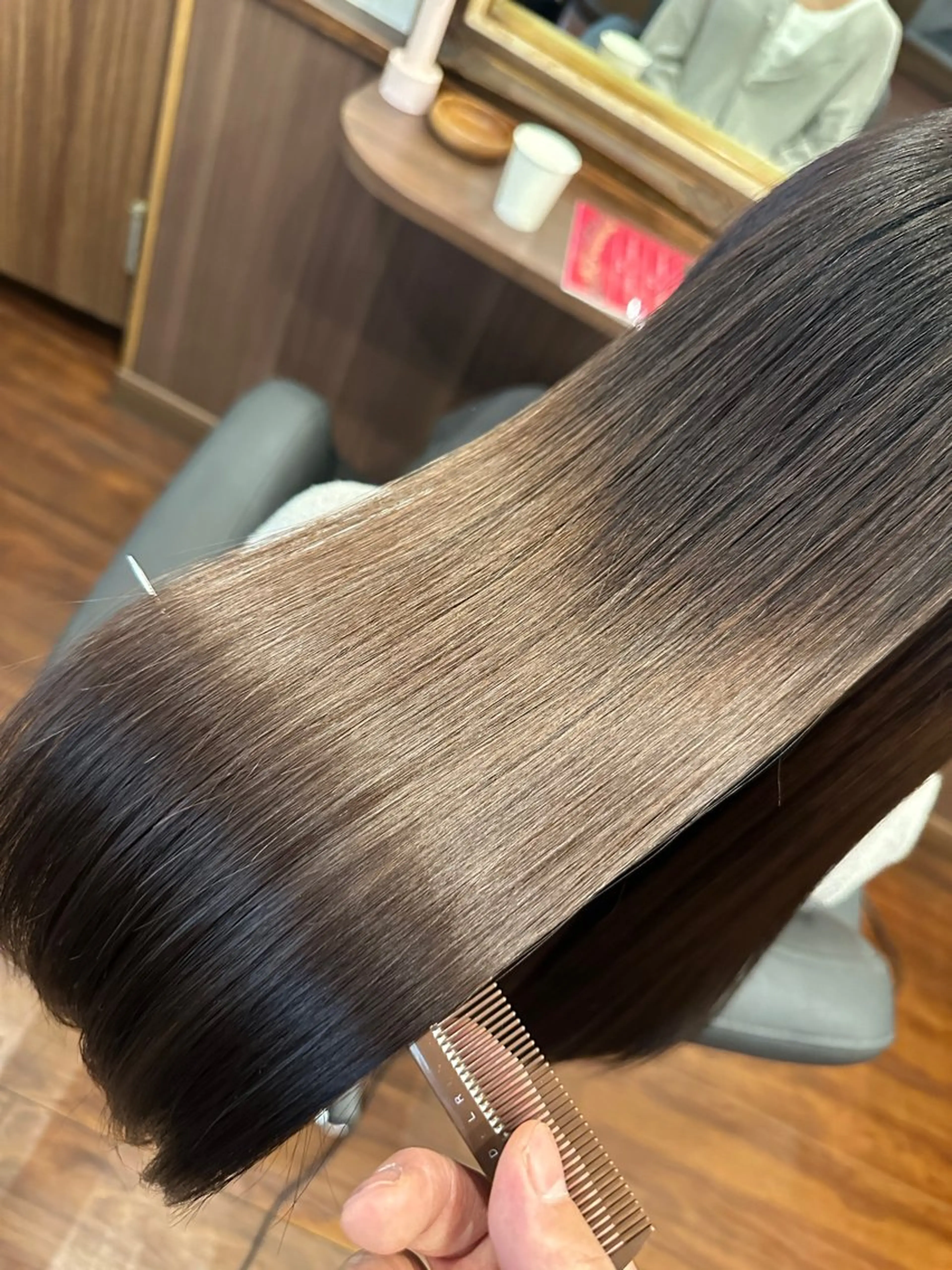 セミロング 髪質改善 トリートメント 酸熱トリートメント トリートメント 名古屋栄の髪質改善 トリートメント/清田のヘアスタイル