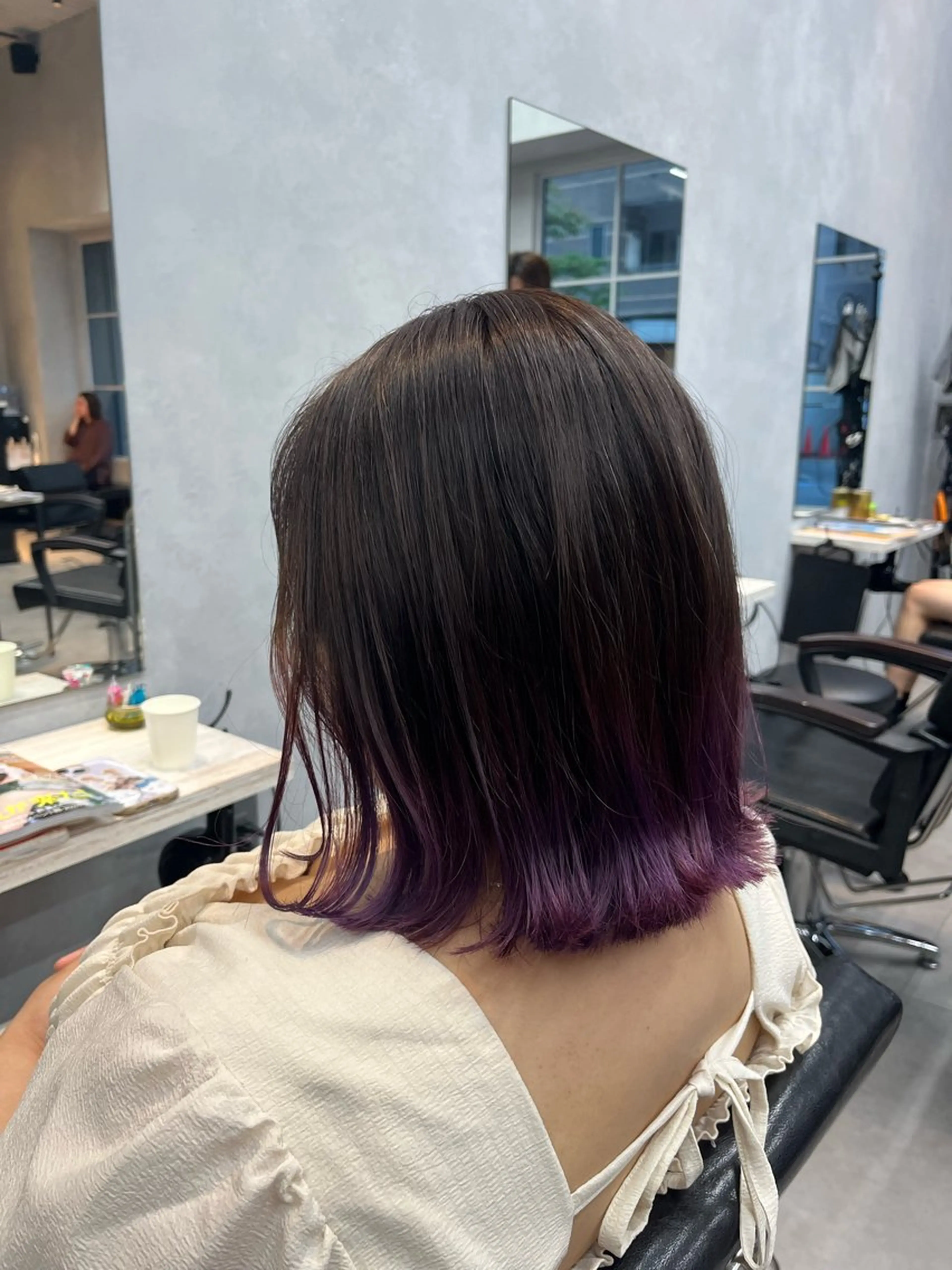 カラー カット ヘアカラー 🦩レイヤー|透明感 カラー🦩makoのヘアスタイル