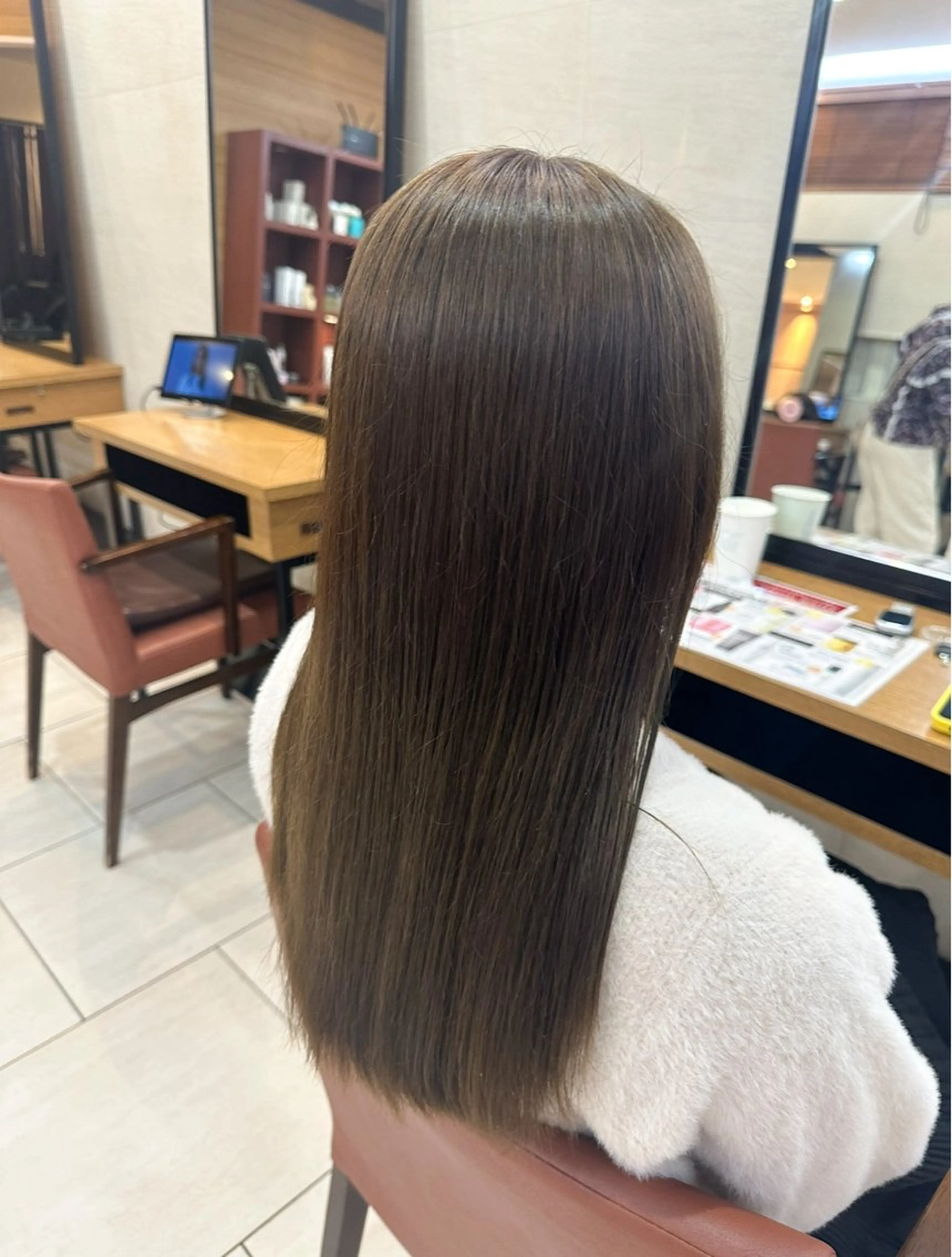 カラー 透明感カラー メンズカット/ フェザーパーマ/げんのヘアスタイル