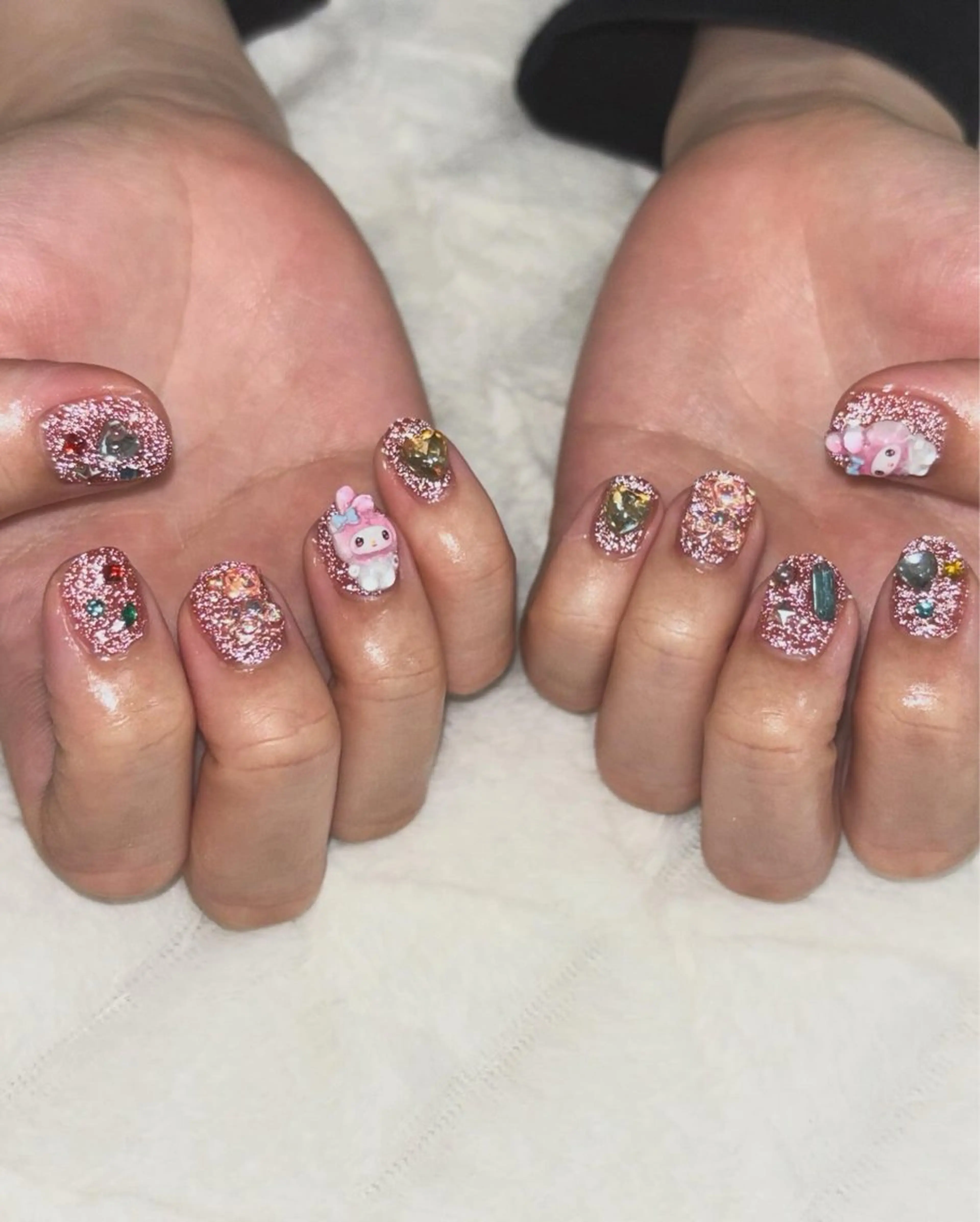 ネイル フラッシュネイル nail salon はるりのネイルデザイン