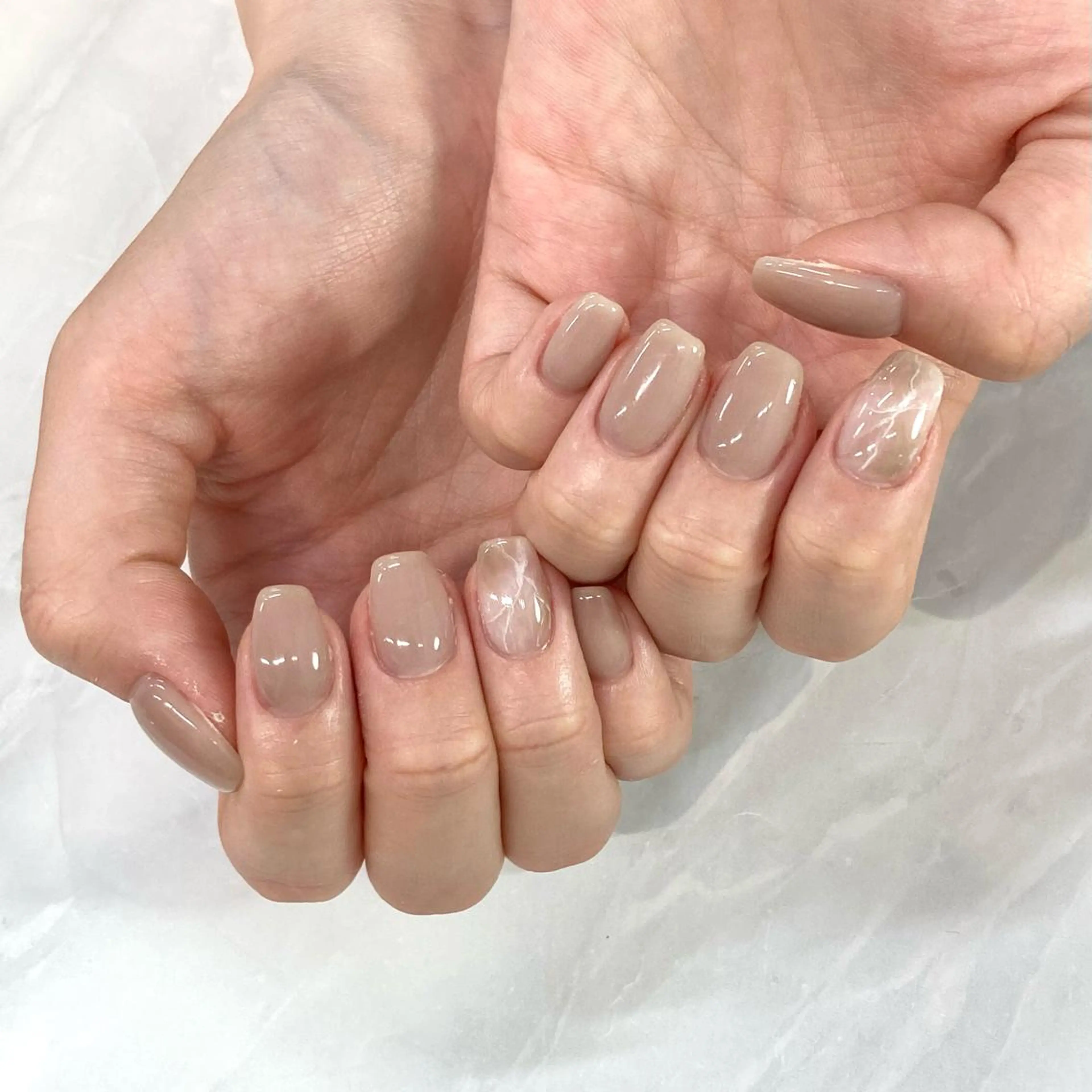 ネイル アートネイル ワンカラーネイル KODA308 Saoriのネイルデザイン