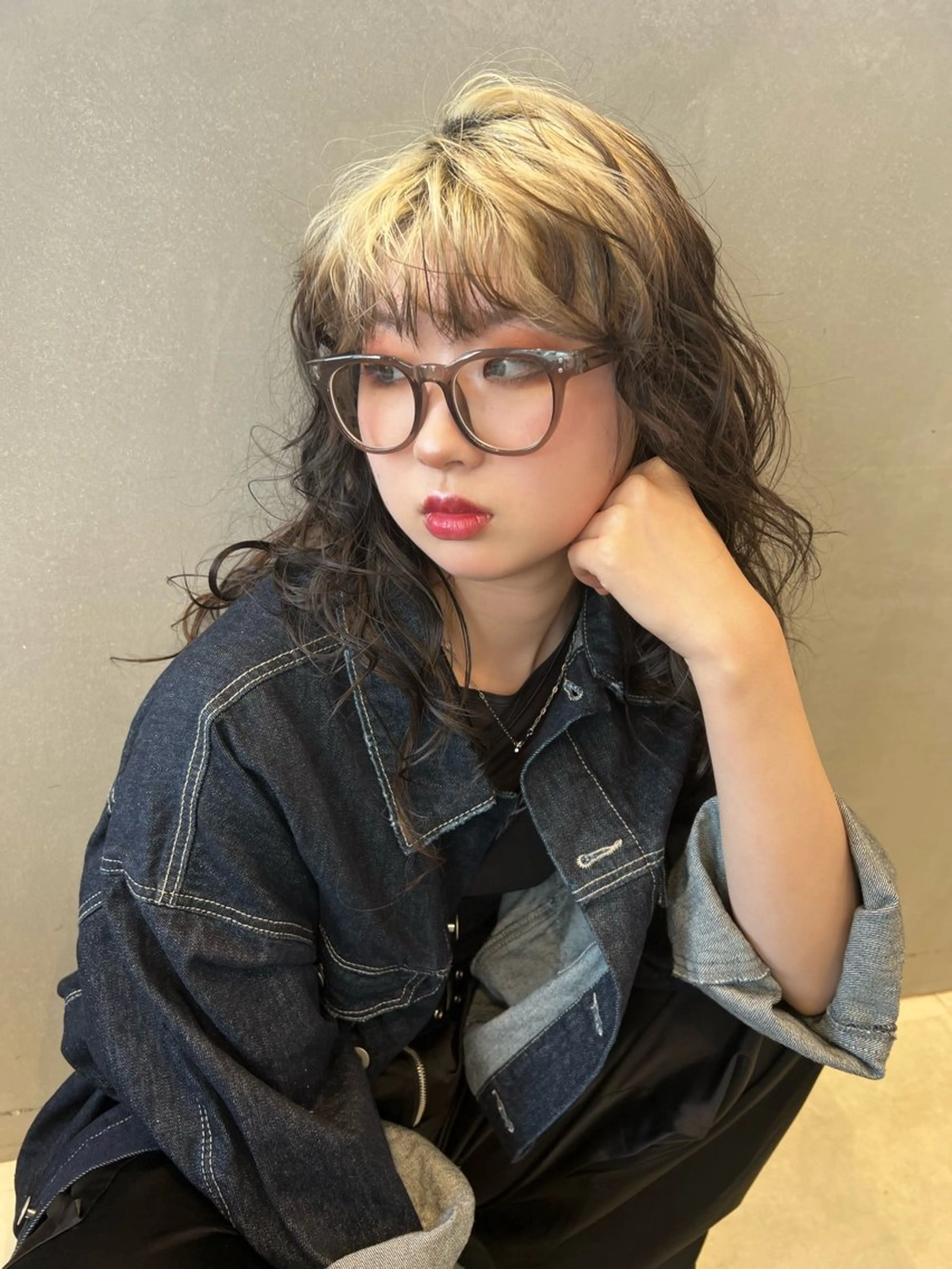 ロング ヘアアレンジ インナーカラー ／レイヤー🦋ルイのヘアスタイル