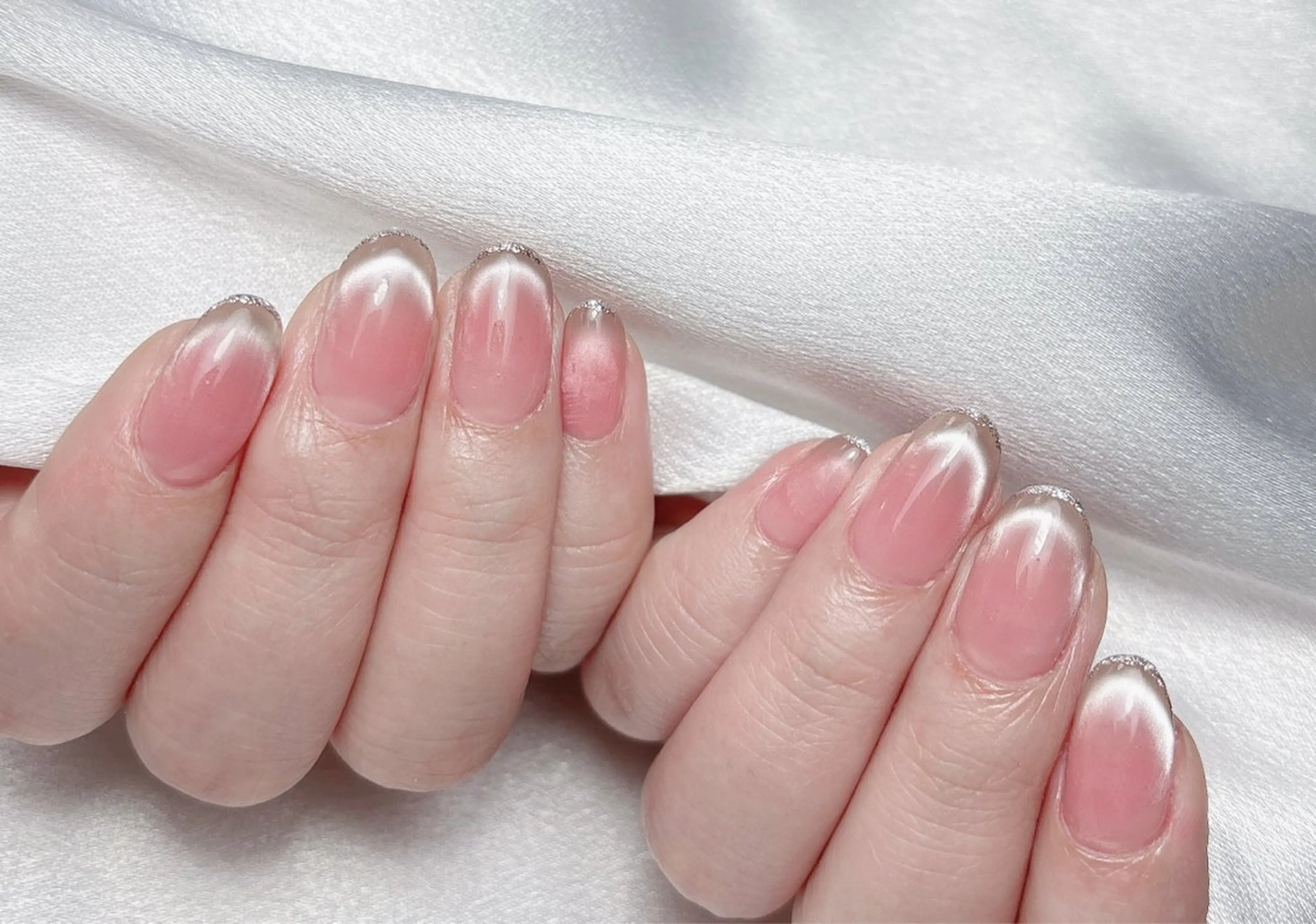 ネイル ハンドネイル Aura  Nail 長さだし/パラジェルのネイルデザイン