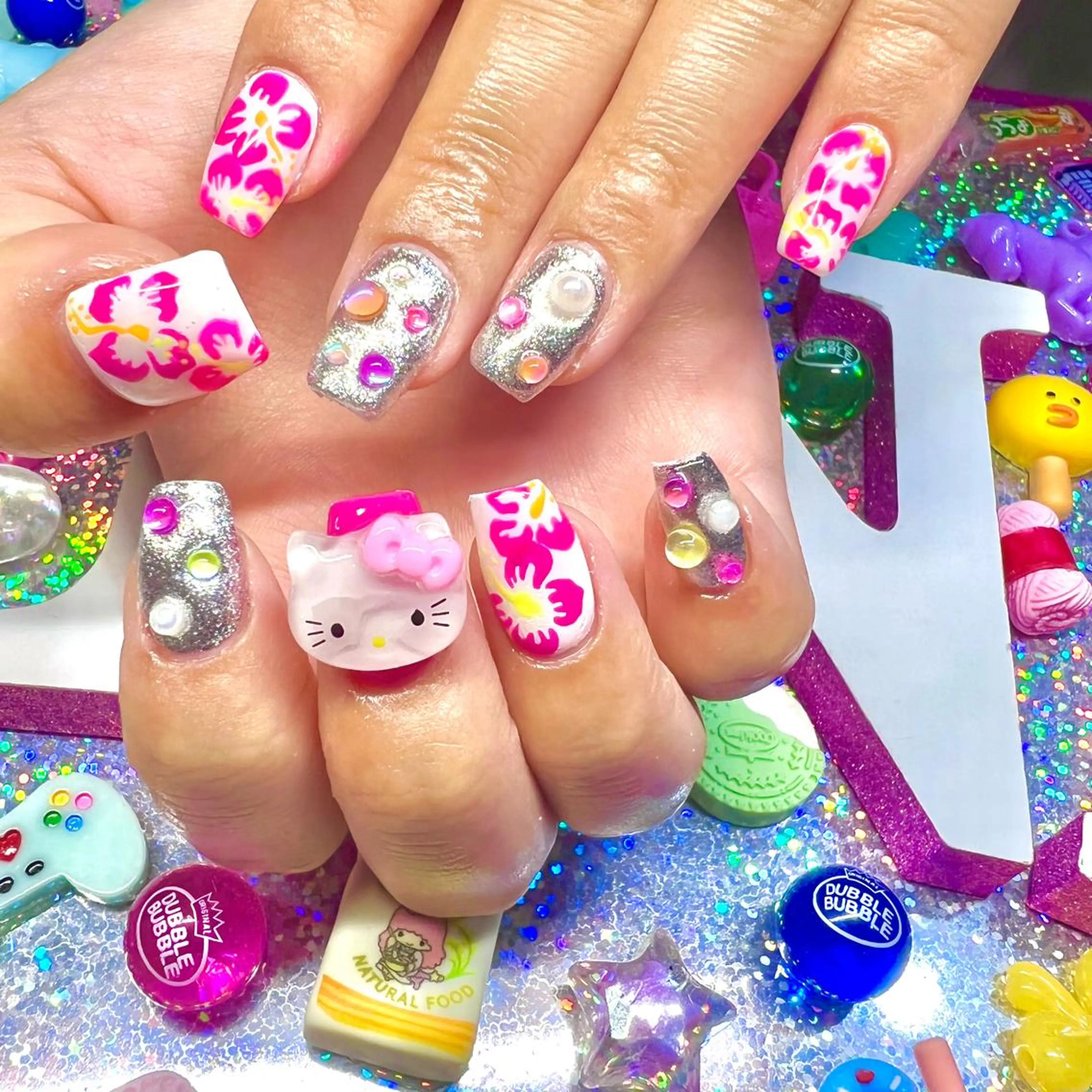 ネイル アートネイル クリアネイル ジェルネイル ニュアンスネイル オフィスネイル 8appy YUKITIN.Bのネイルデザイン