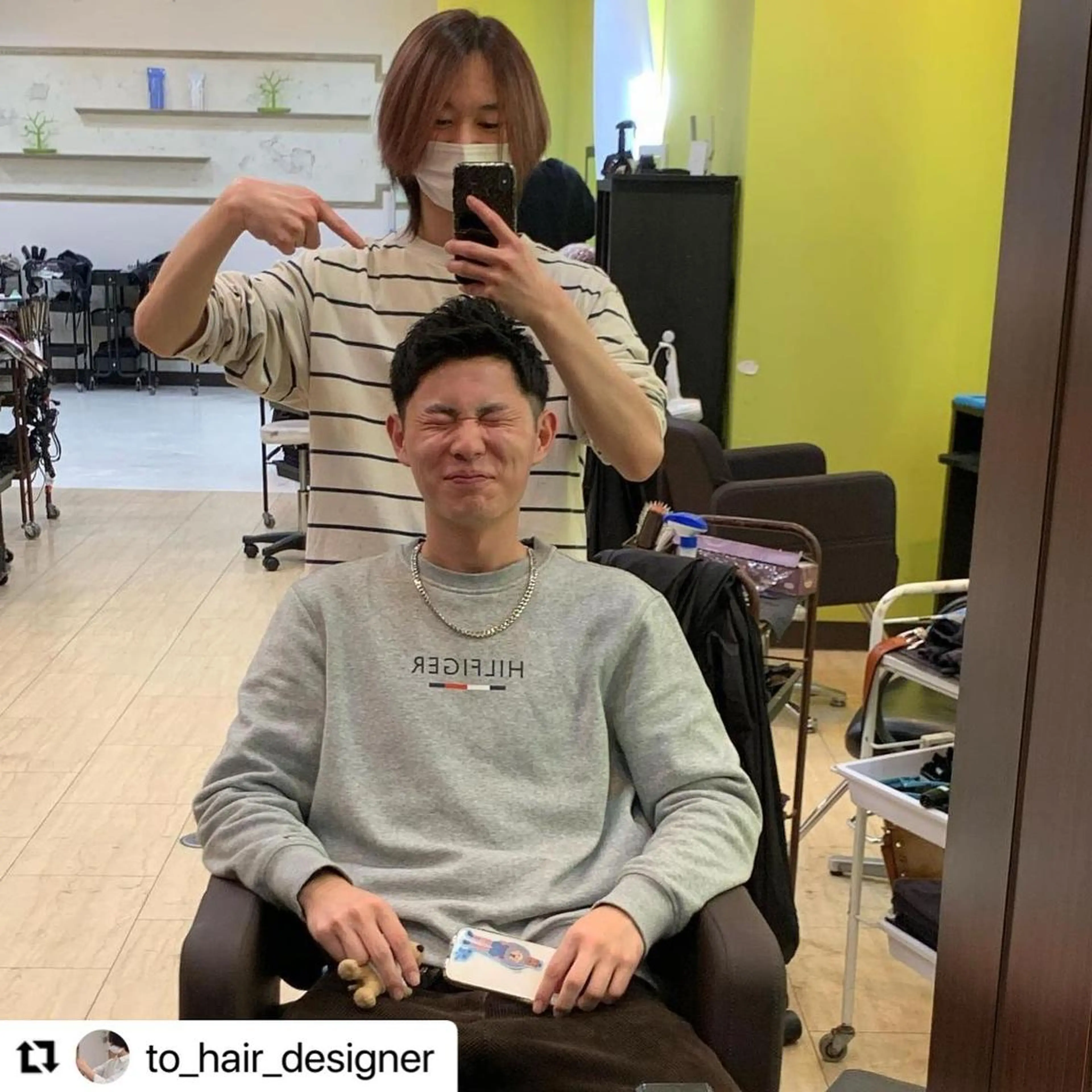 ショート カラー パーマ メンズ アディクシーカラー 透明感カラー ダブルカラー イルミナカラー トリートメント 🩷Eny terrace🩷のヘアスタイル