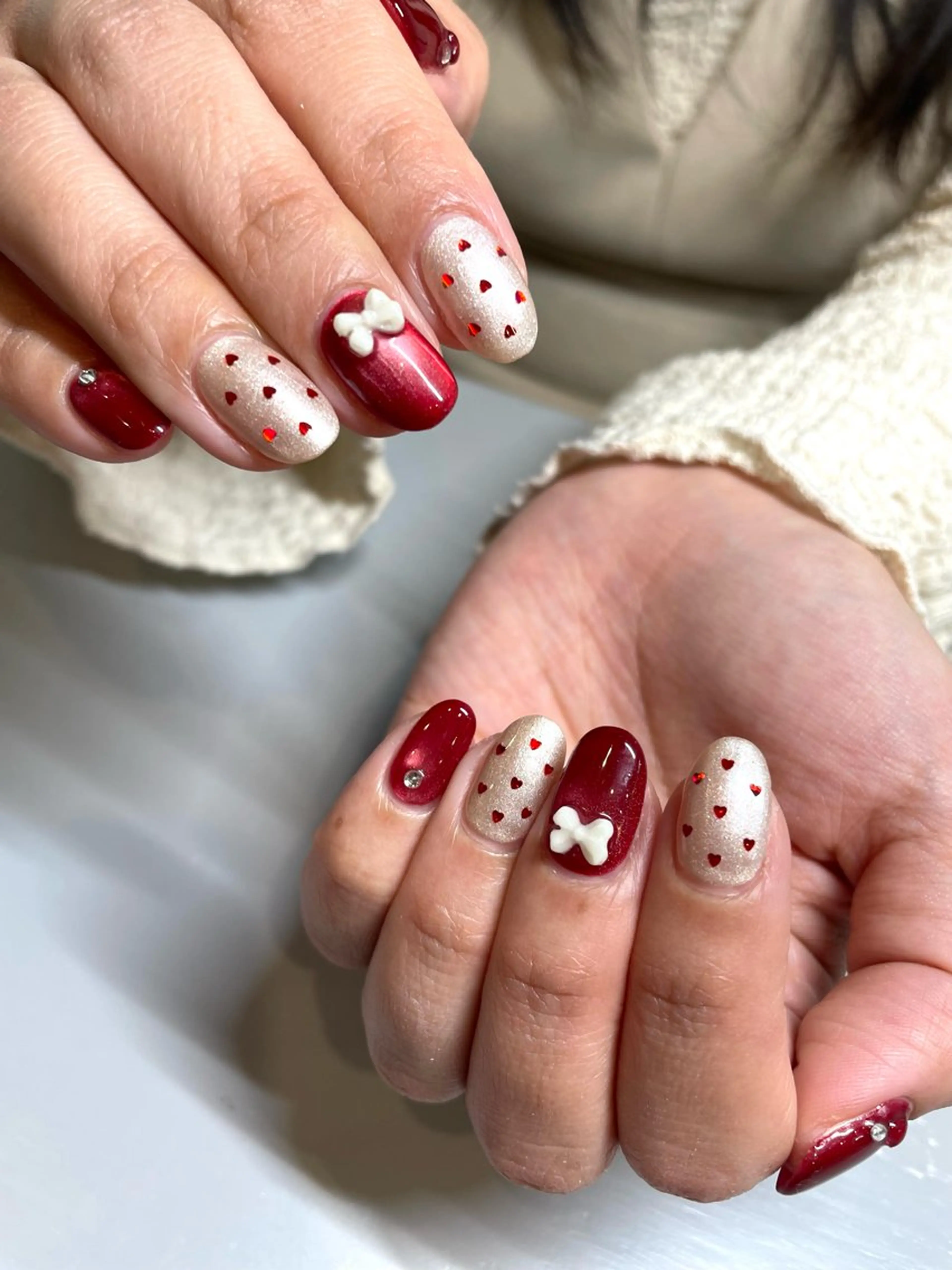 ネイル バレンタイン tanaka 25nailのネイルデザイン