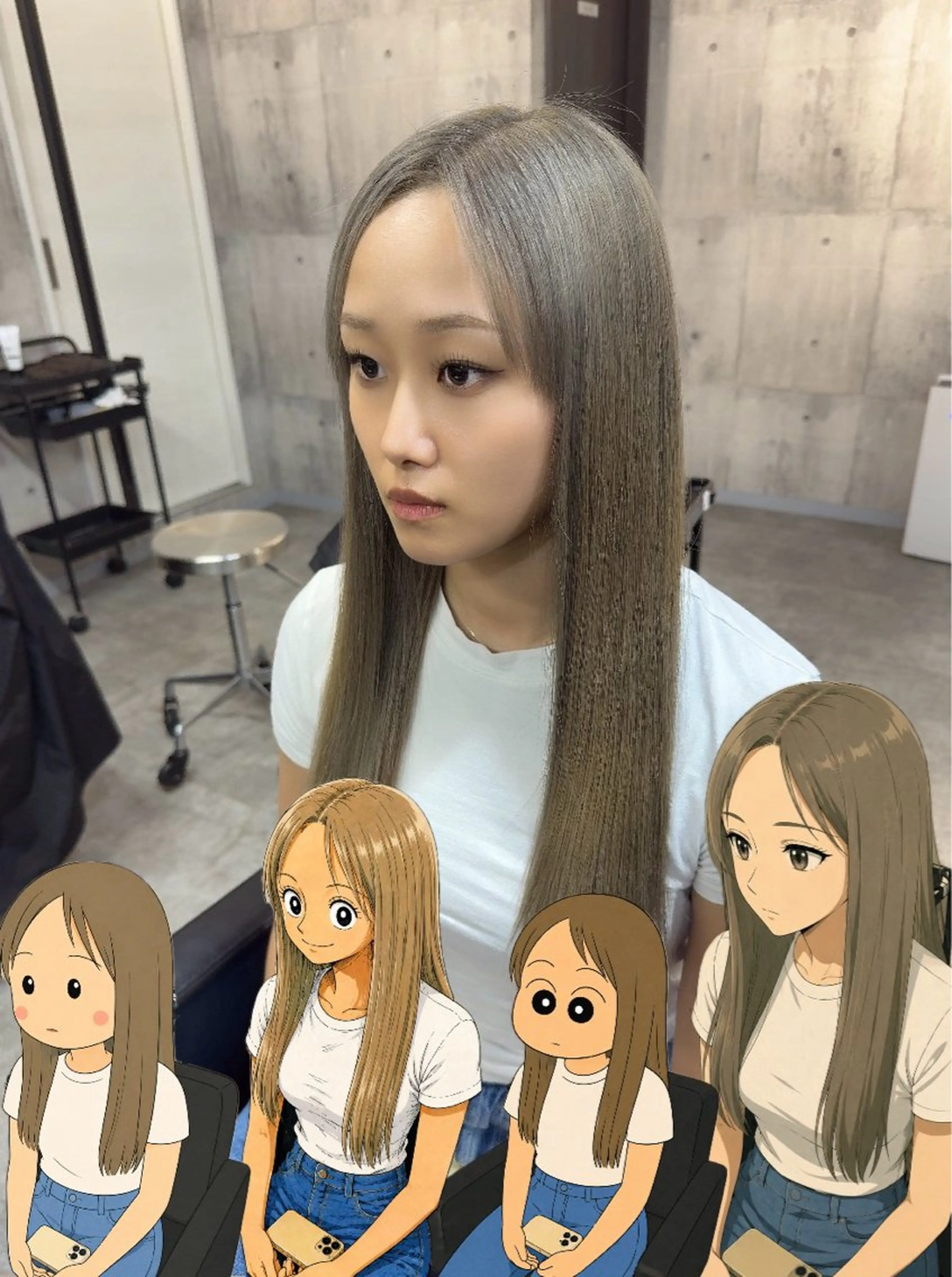 ロング NANOHA エクステ・ヘアセットのヘアスタイル