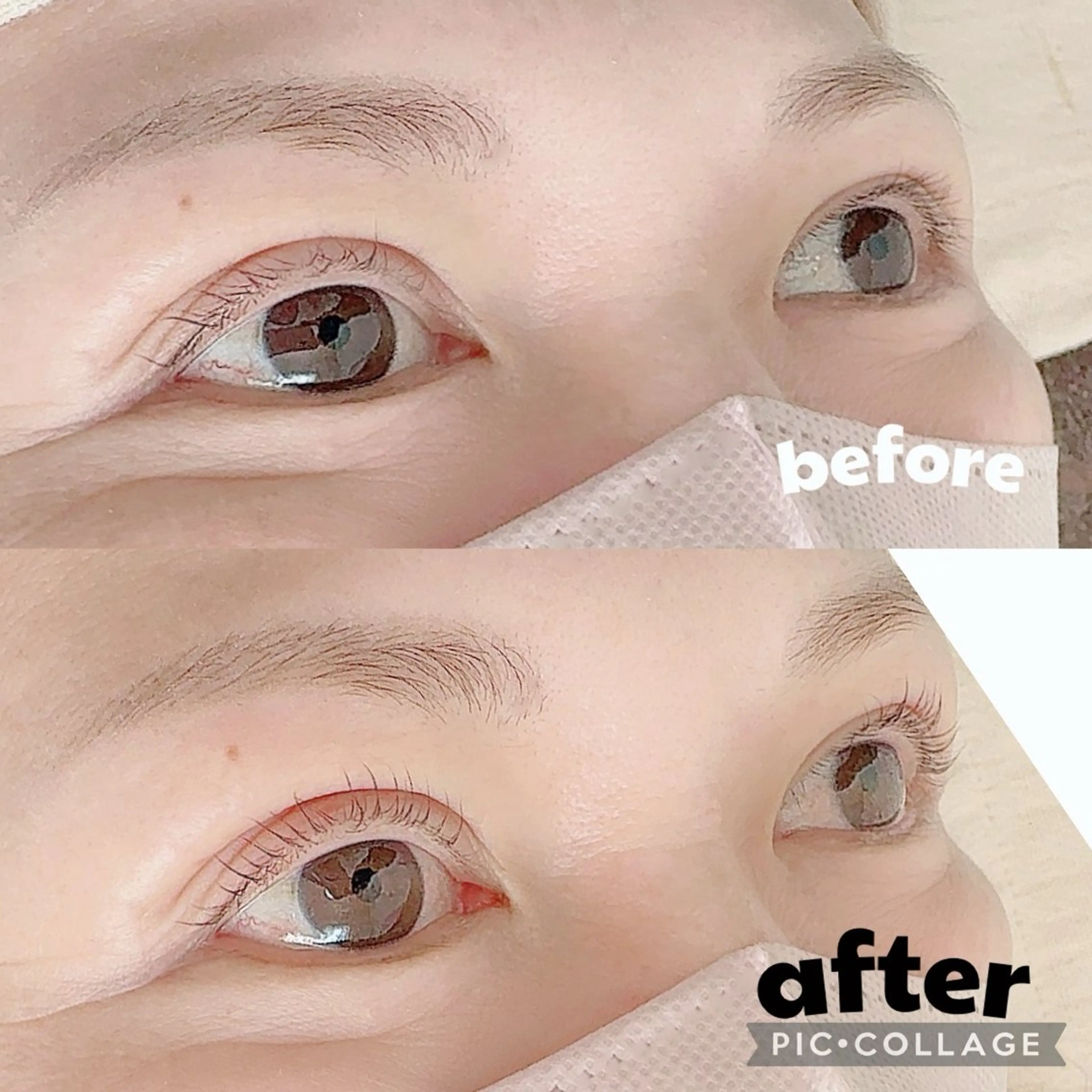 マツエク・マツパ 一重×まつ毛パーマ N ラッシュのマツエク・マツパデザイン